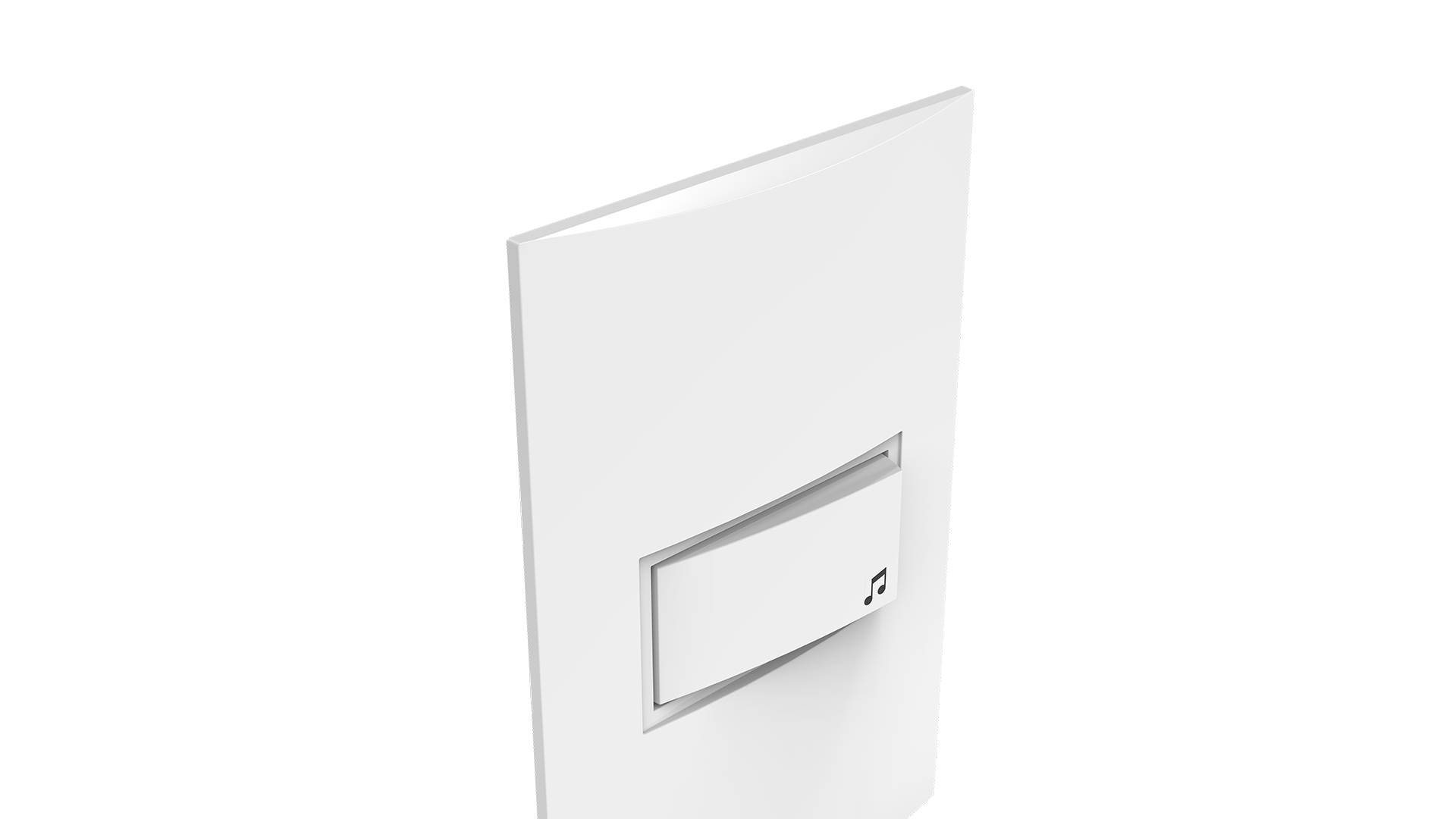 Conjunto interruptor 1 tecla campainha