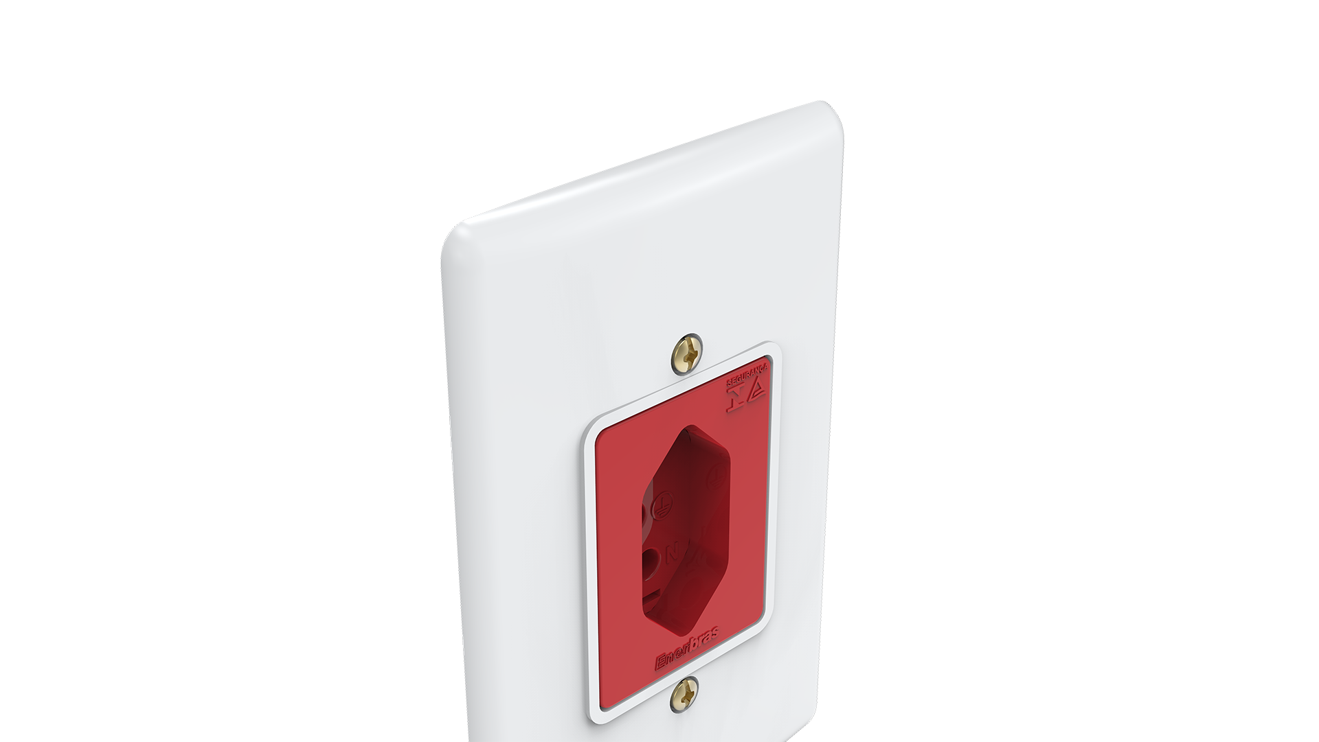 Conjunto tomada 20a vertical