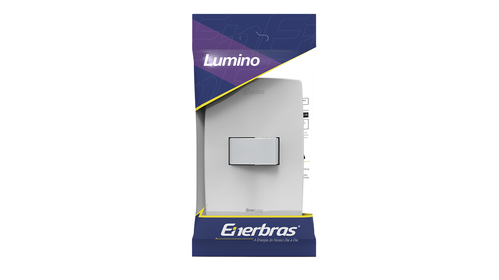 Conjunto interruptor 1 tecla paralelo