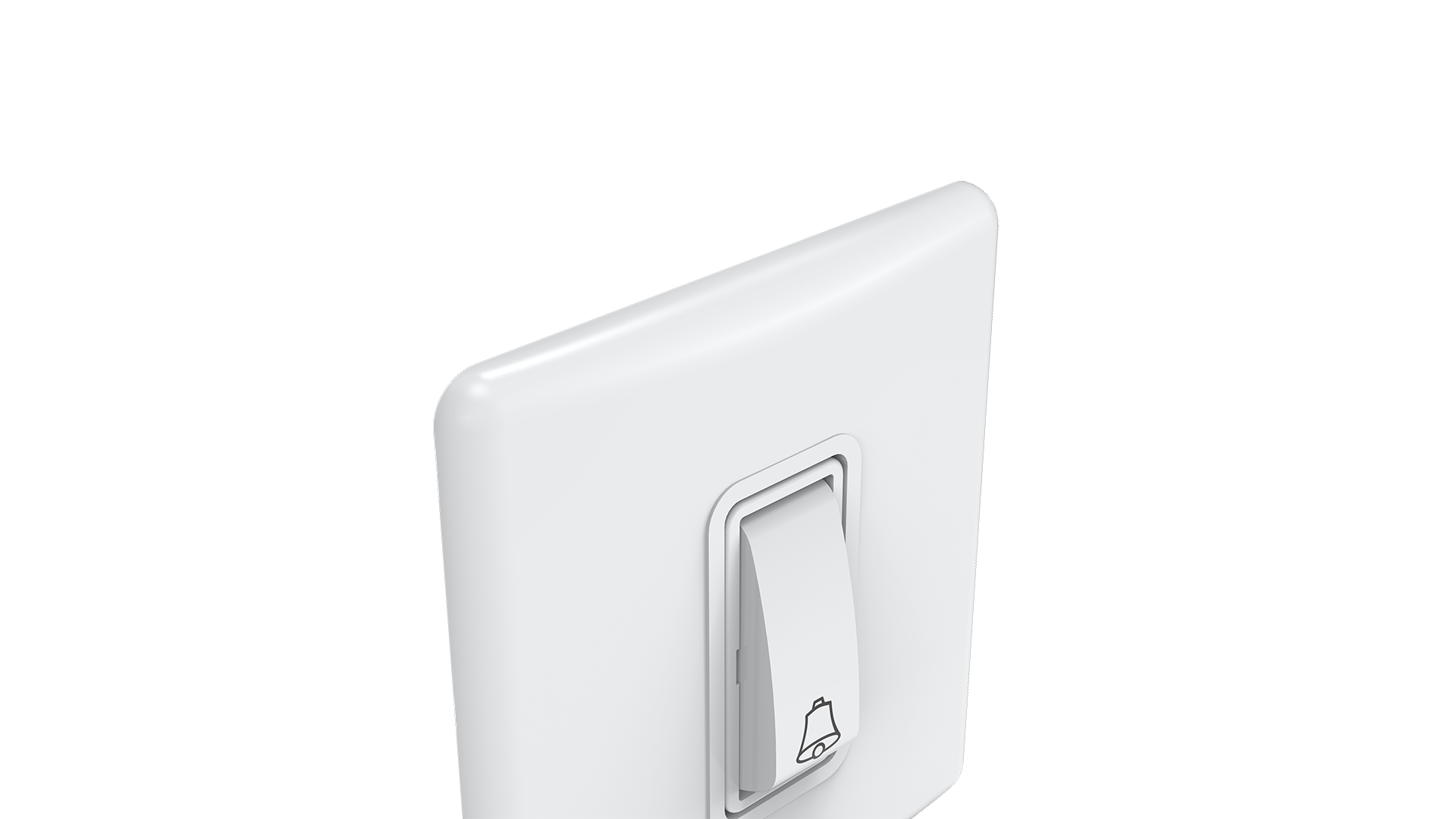 Conjunto interruptor 1 tecla campainha