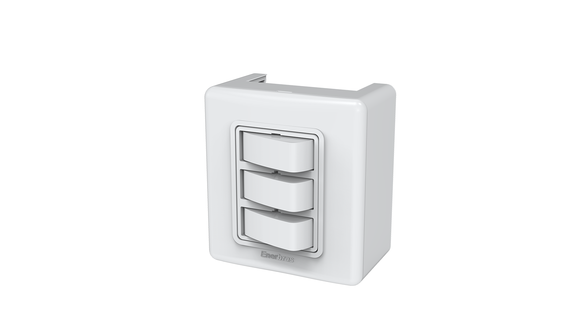 Conjunto interruptor 3 teclas paralelo