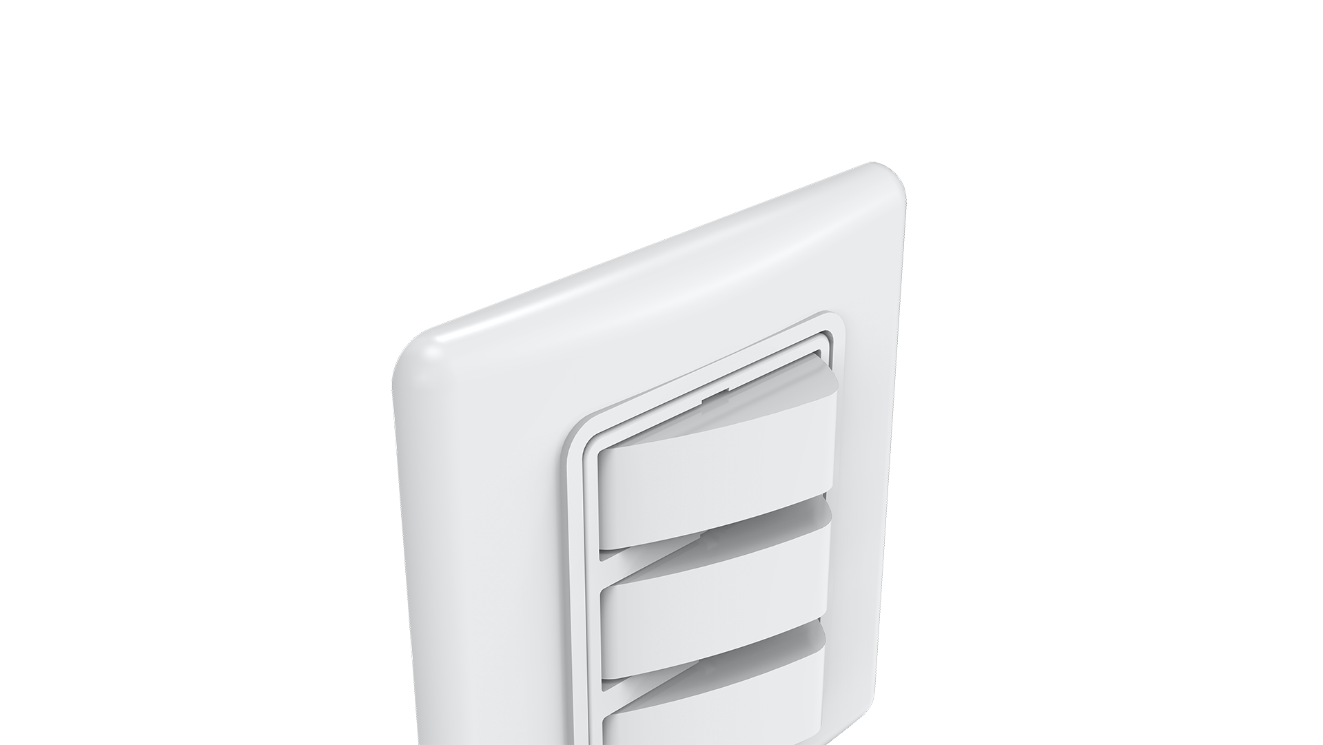 Conjunto interruptor 3 teclas paralelo