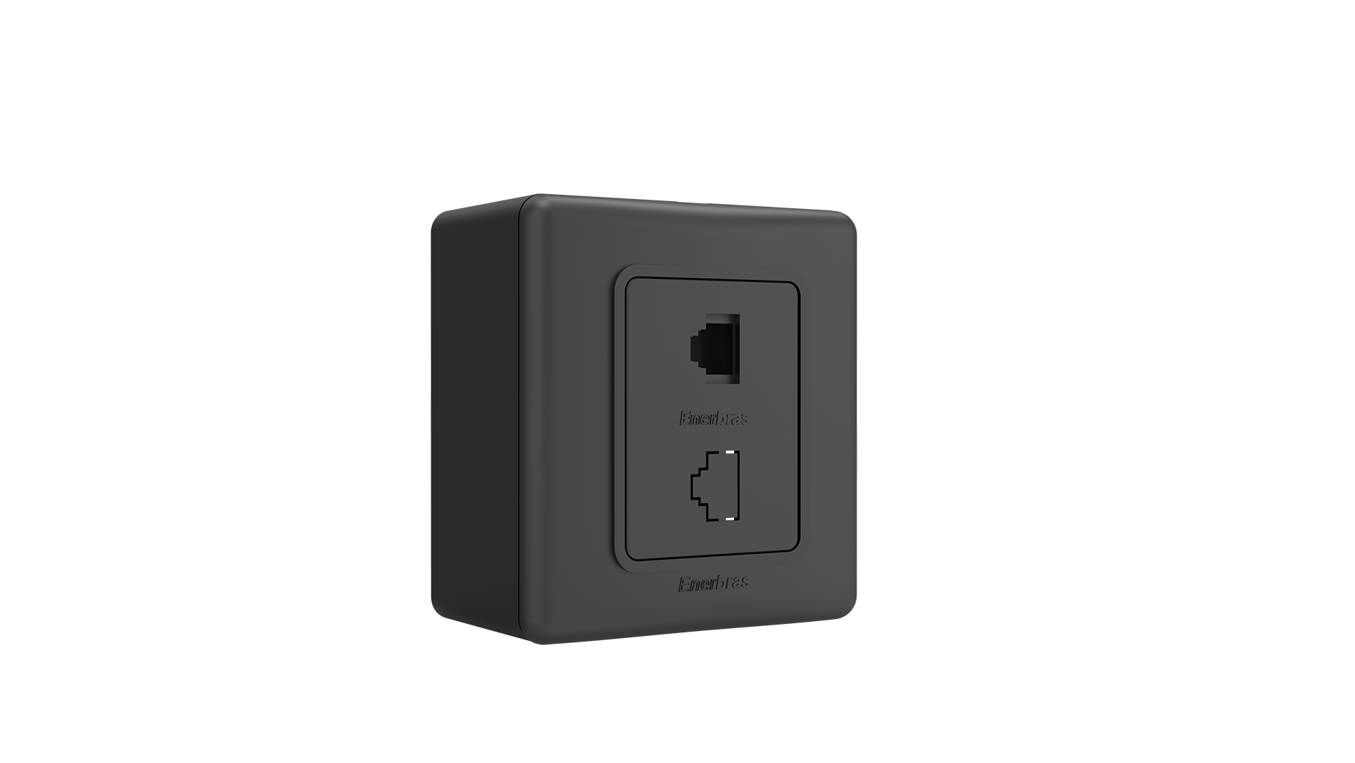 Conjunto tomada rj-11 telefonia