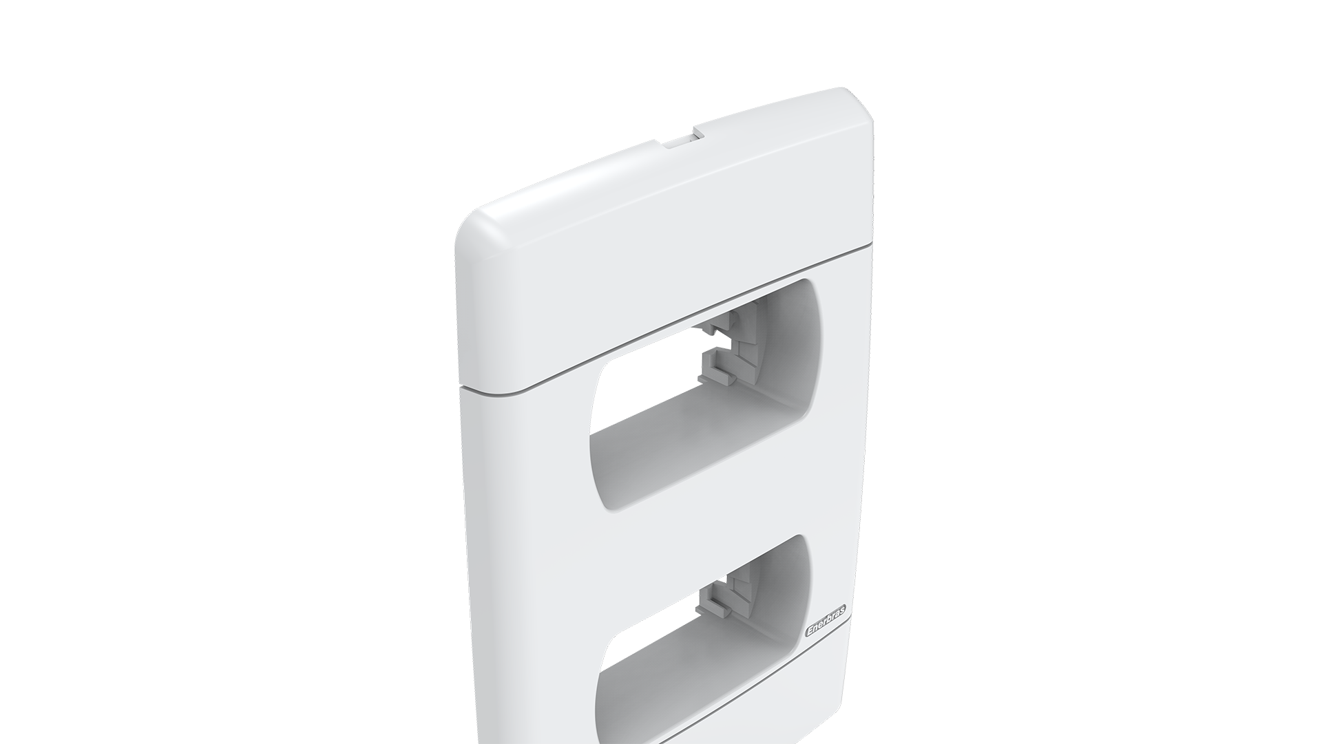 Placa-suporte 2x4" 2+2 módulos distanciados