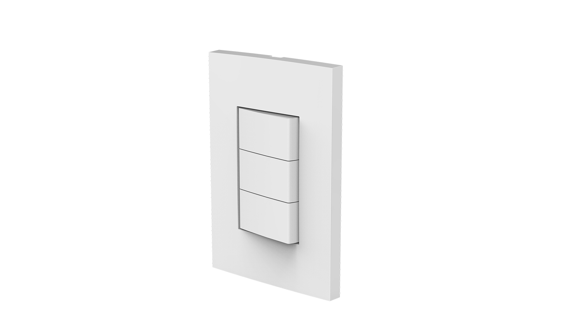 Conjunto interruptor 3 teclas paralelo