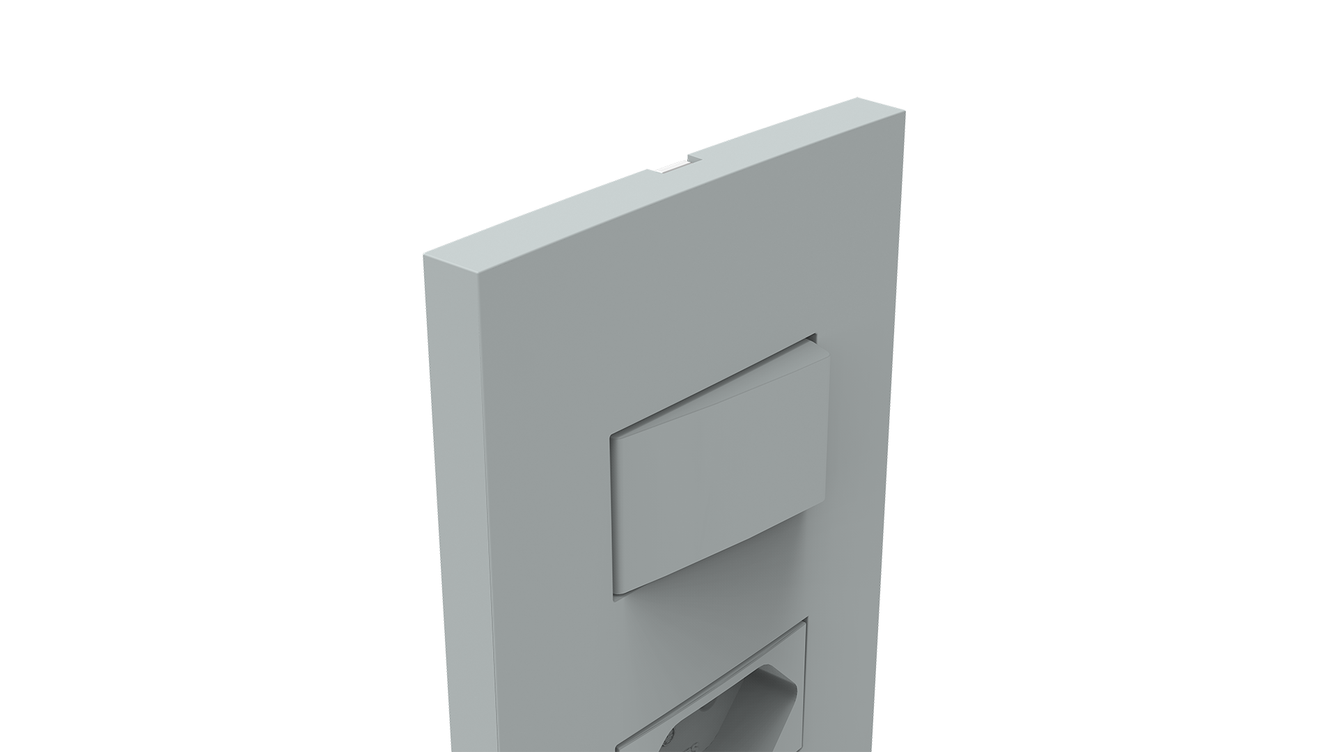 Conjunto interruptor 1 tecla simples 10a + tomada 20a 250v~