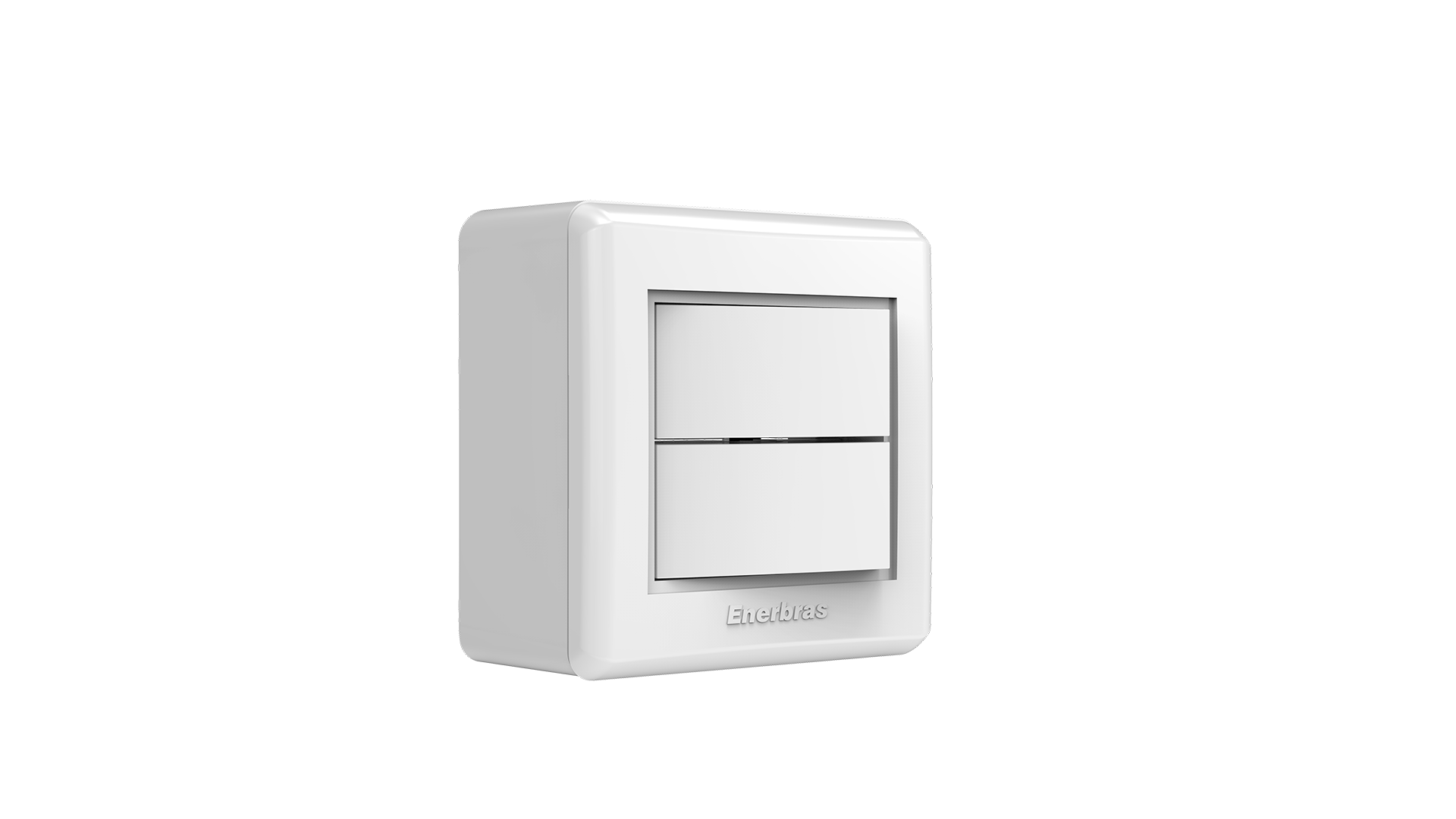 Conjunto interruptores 2 teclas simples