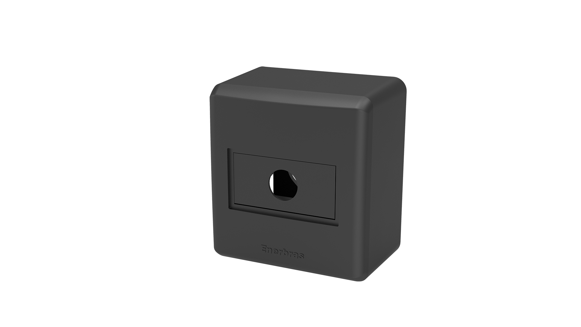 Conjunto placa saída de fio ø1/2" + caixa padrão