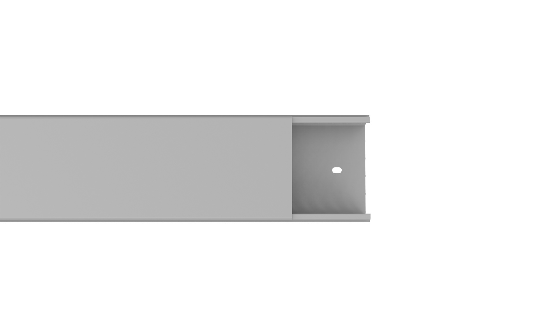 Canaleta industrial 80x50 semiaberta