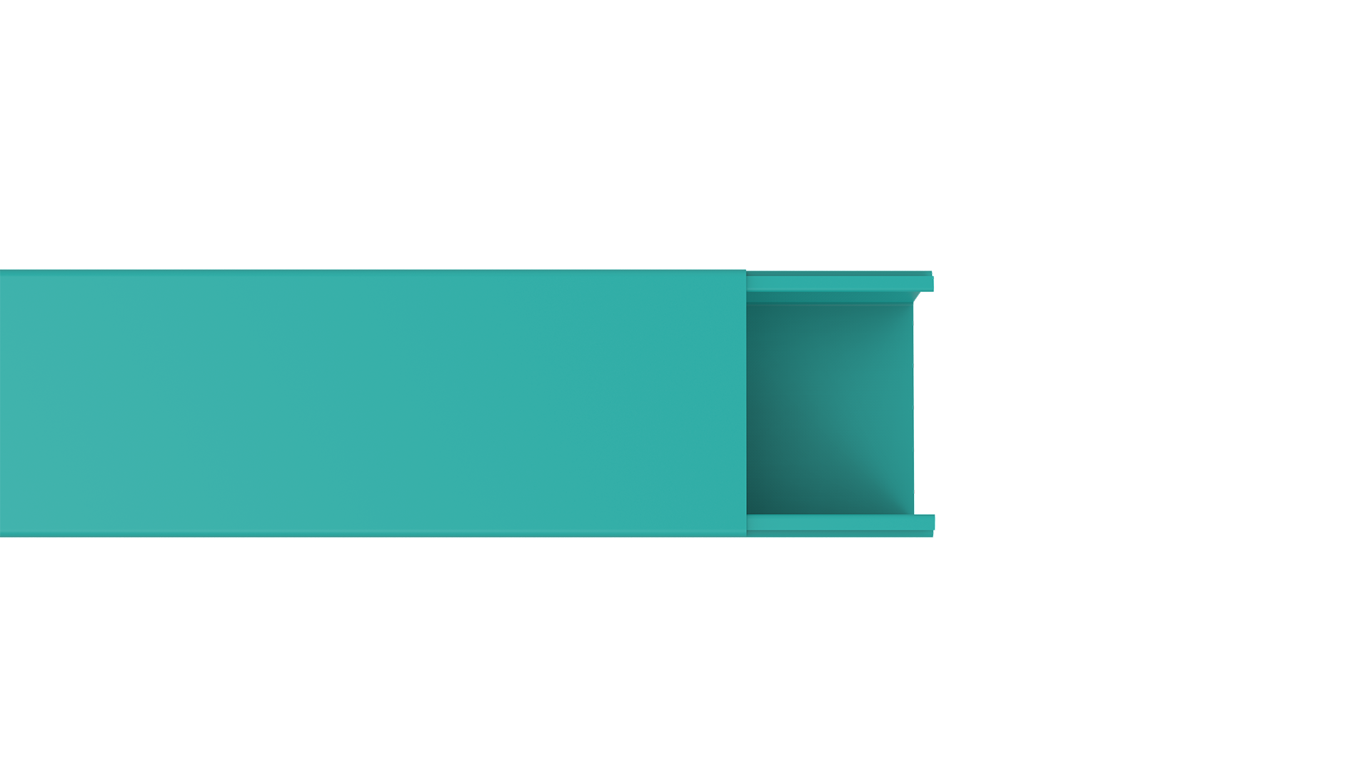 Canaleta industrial 80x80 fechada