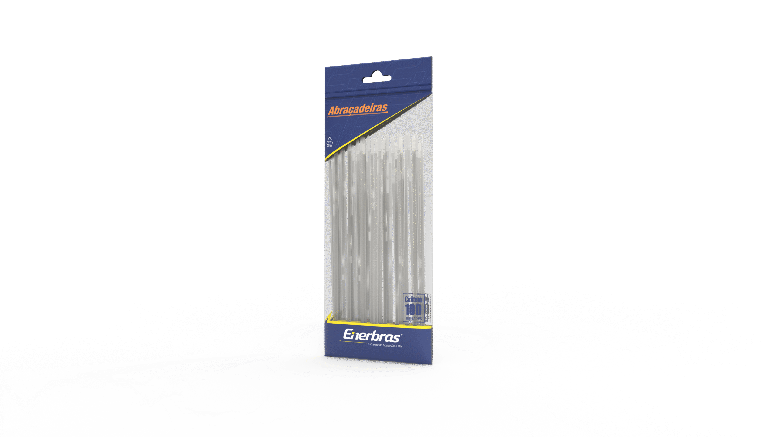 Abraçadeira 3,5 x 300 mm - natural (pacote com 100 un.)