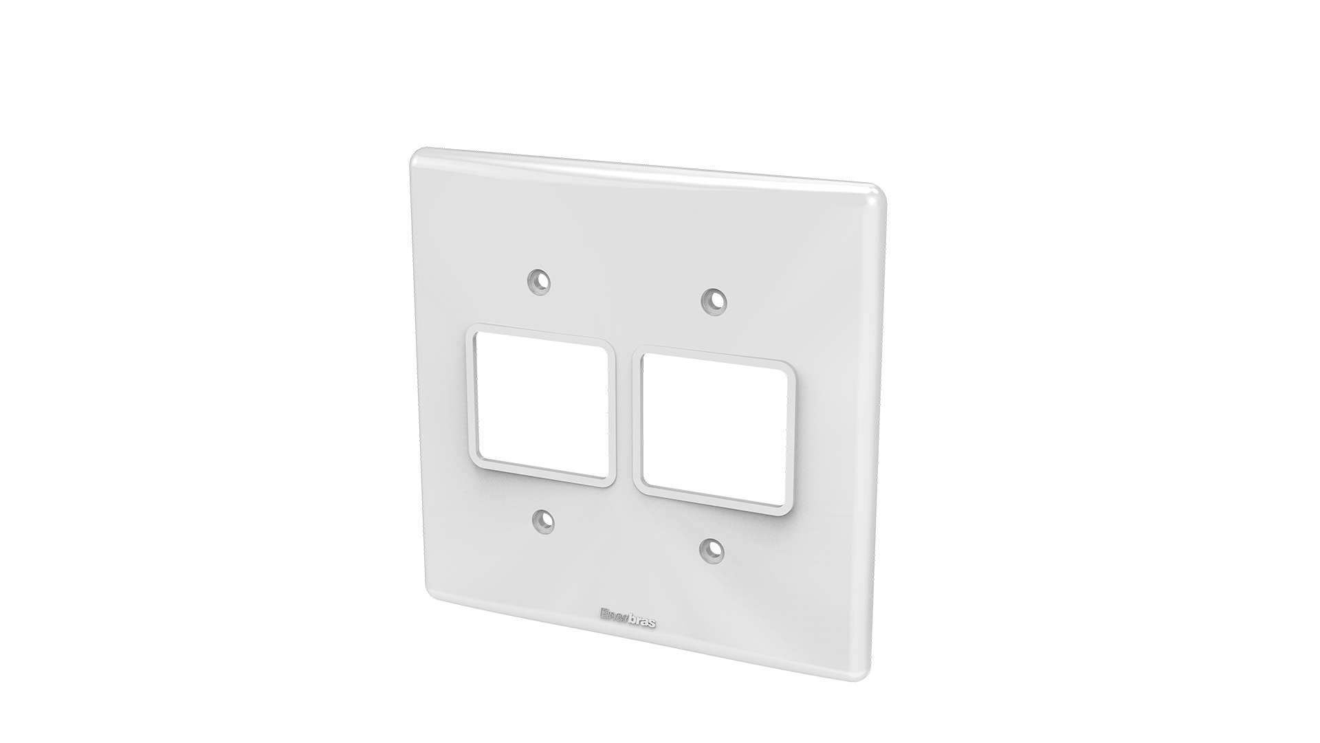 Placa 4x4" 2+2 módulos