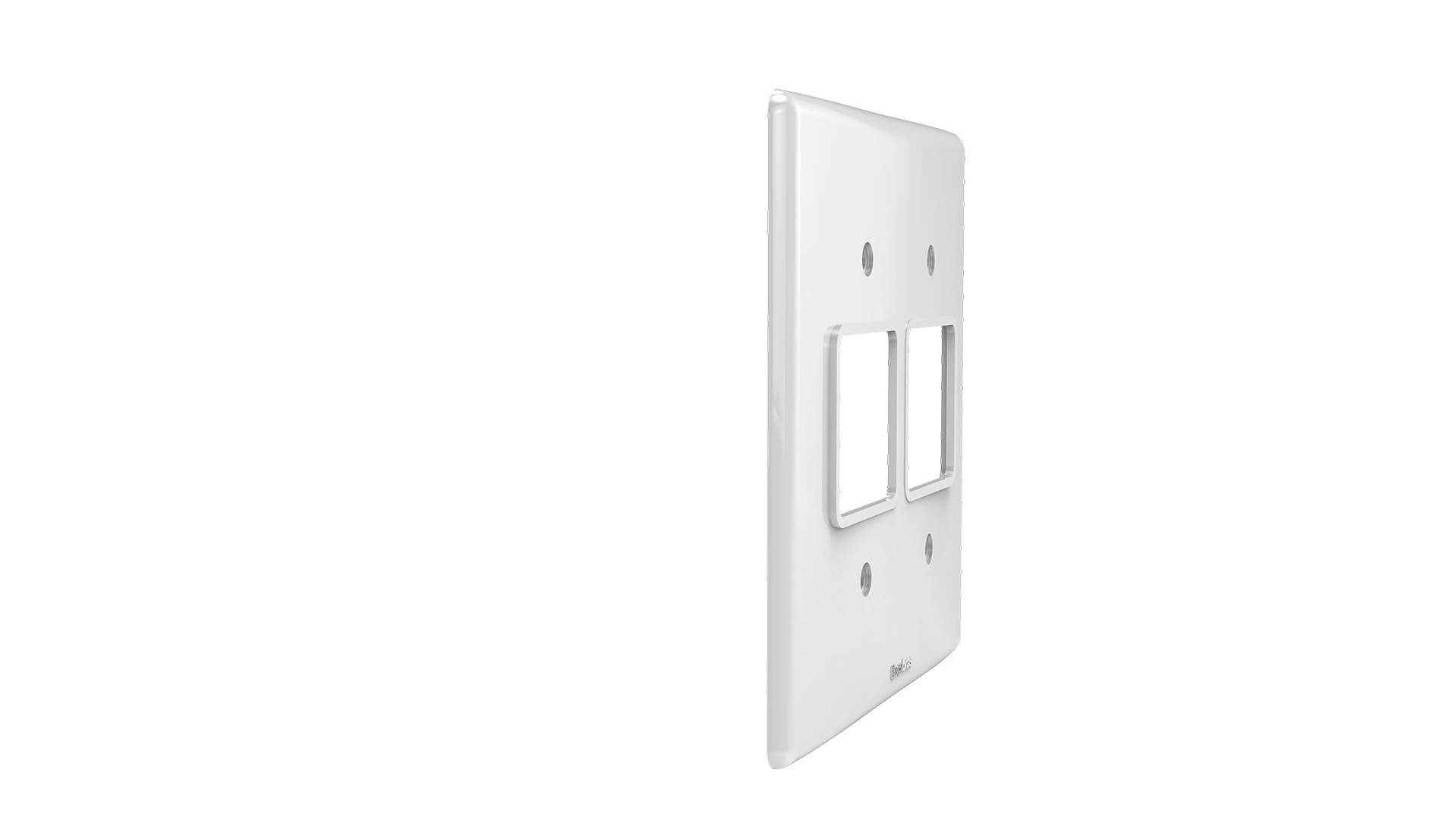 Placa 4x4" 2+2 módulos