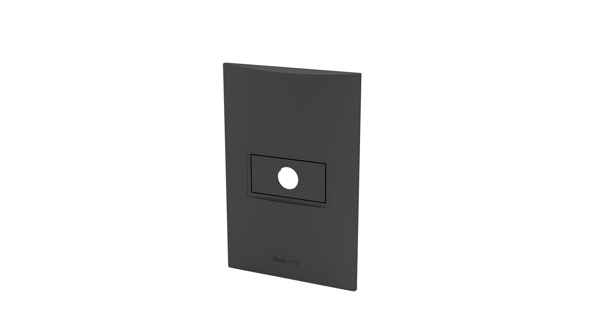 Conjunto placa saída de fio ø1/2" + suporte 2x4"