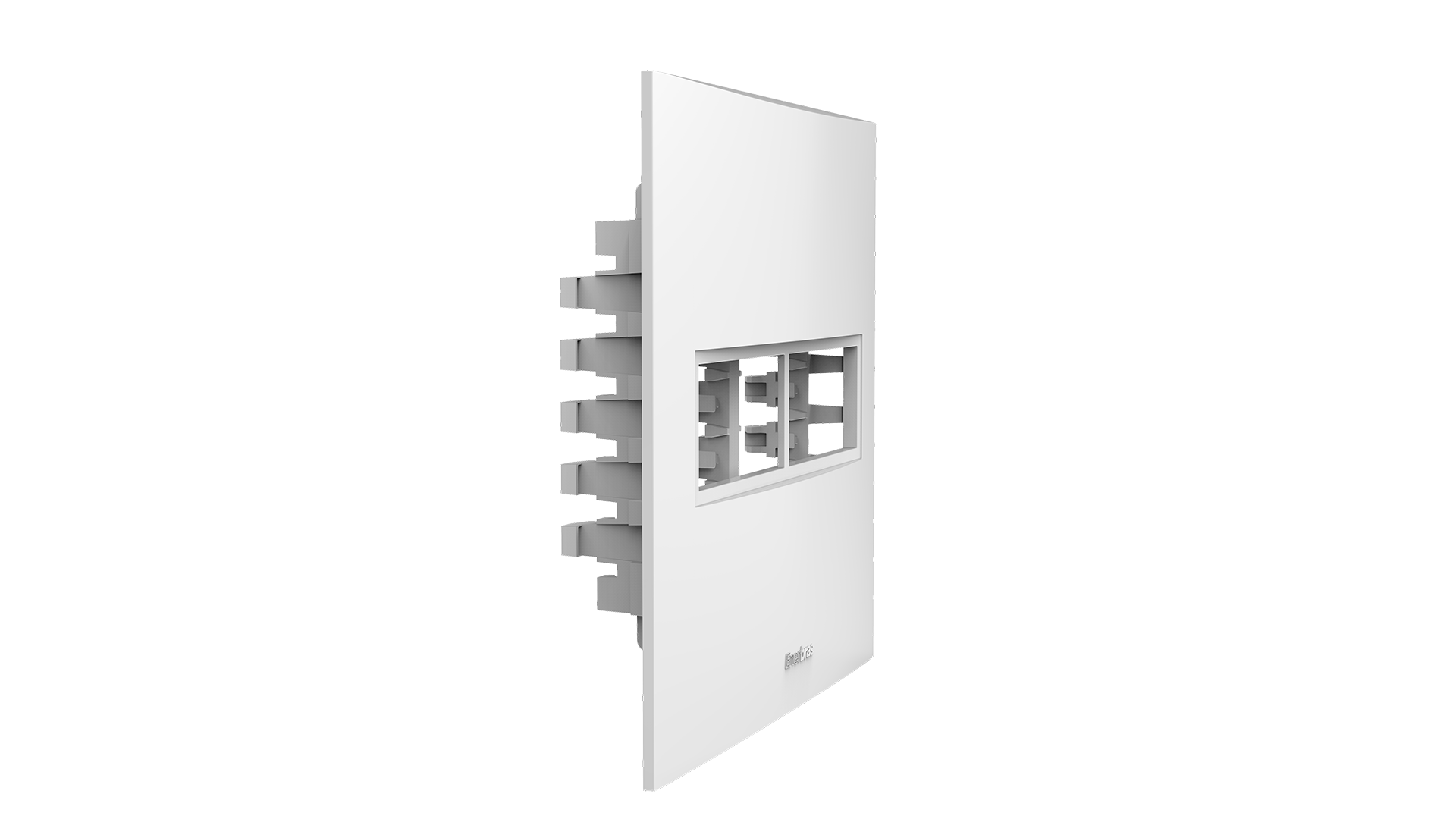 Conjunto placa 1+1 módulos + suporte 4x4"