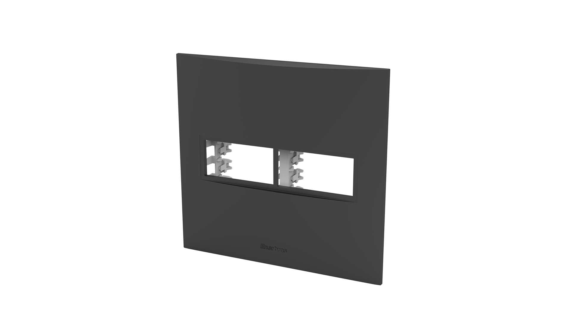 Conjunto placa 1+1 módulos + suporte 4x4"