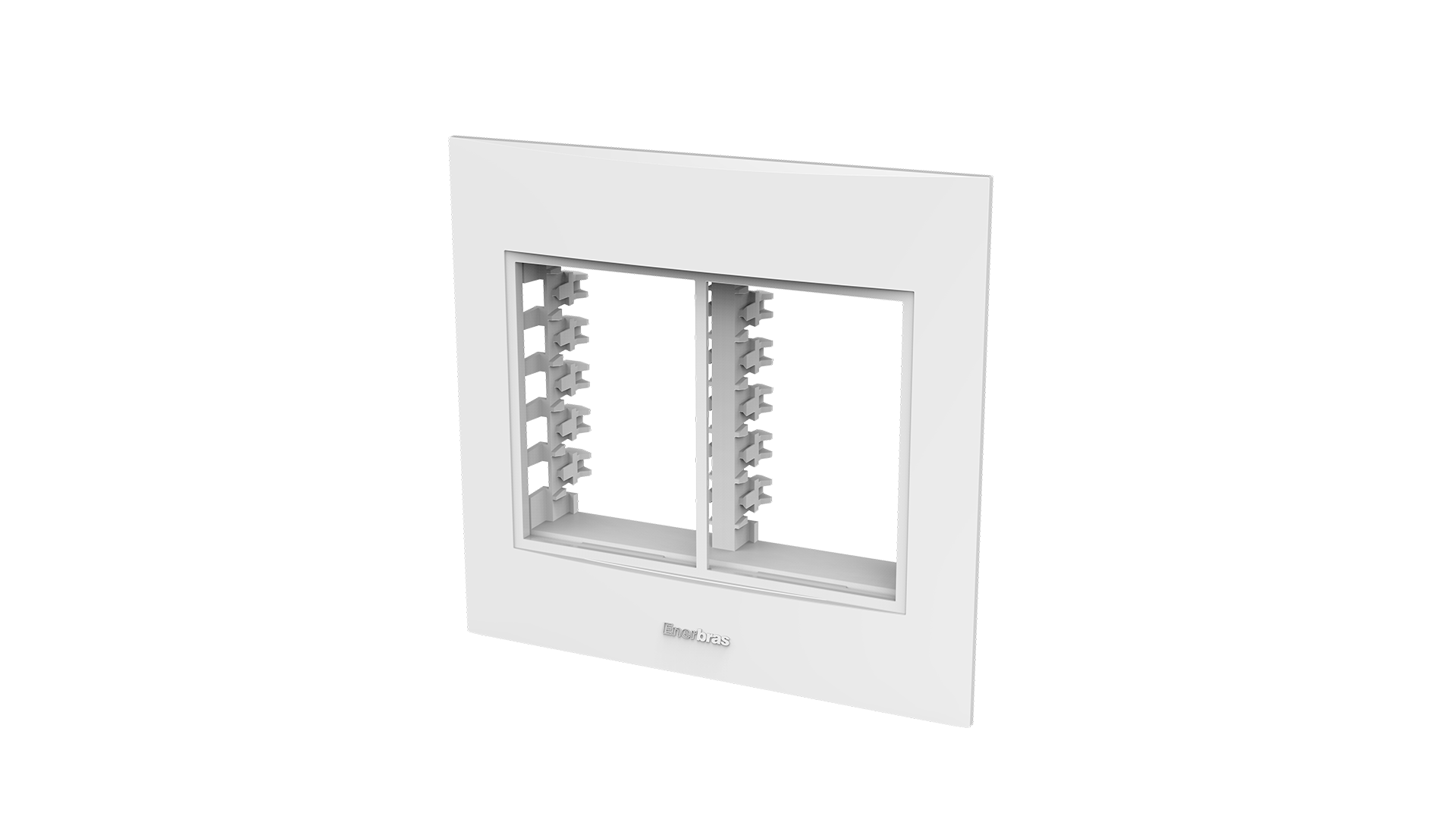 Conjunto placa 3+3 módulos + suporte 4x4"