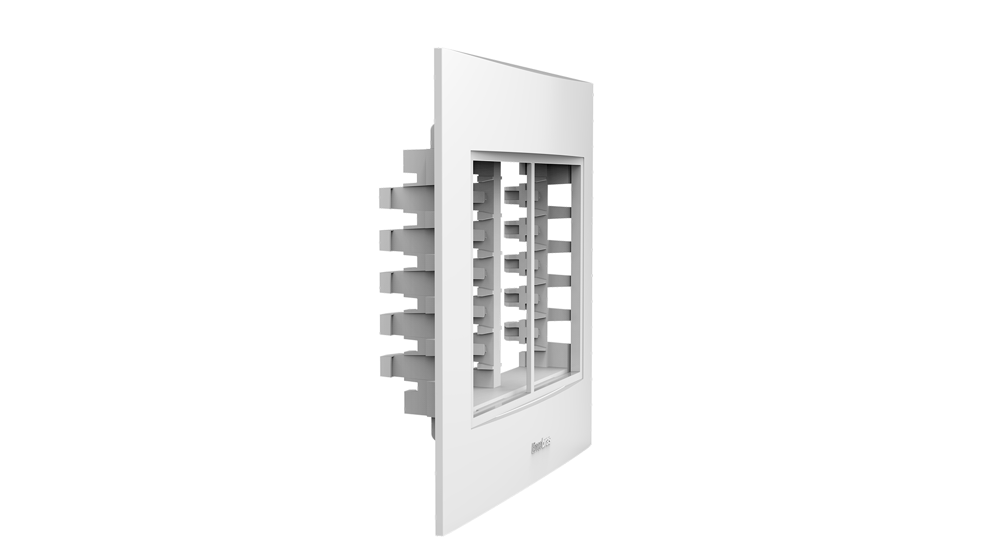 Conjunto placa 3+3 módulos + suporte 4x4"