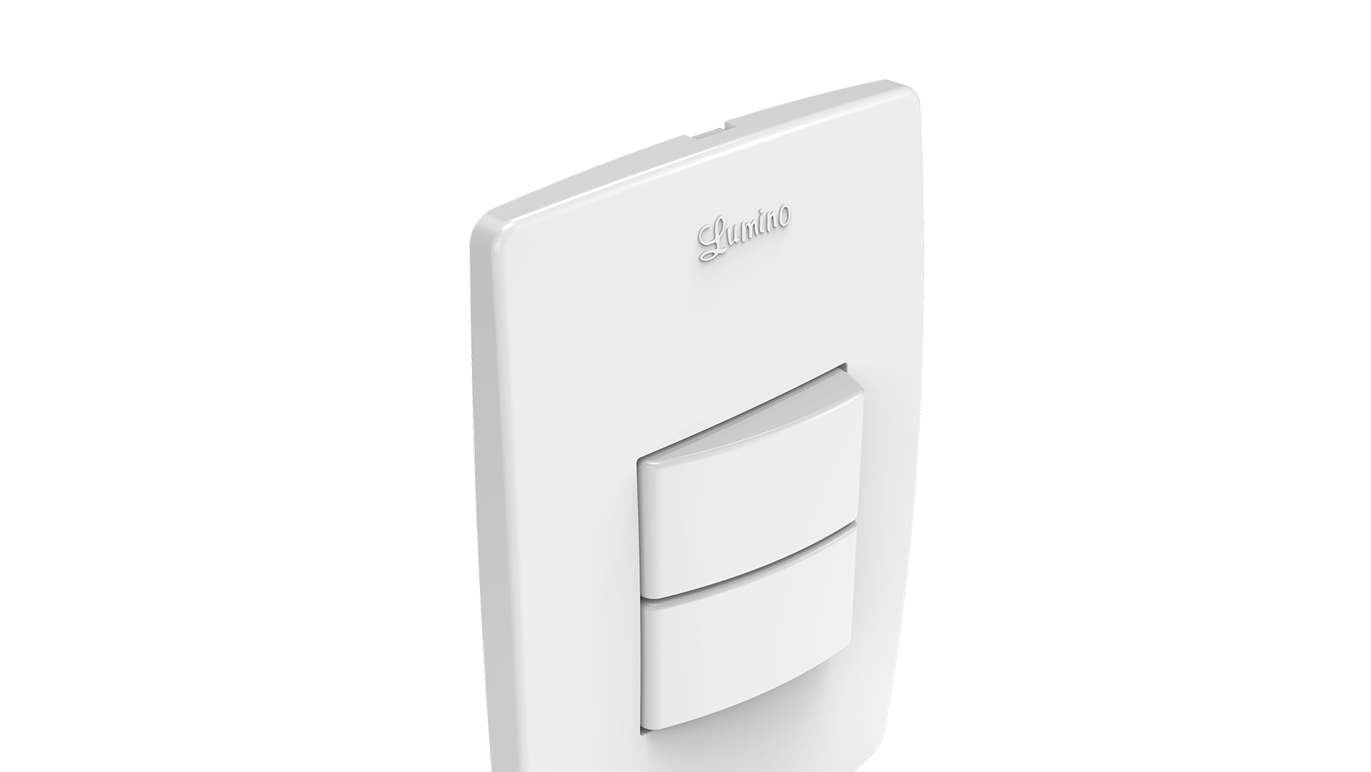 Conjunto interruptor 2 teclas paralelo