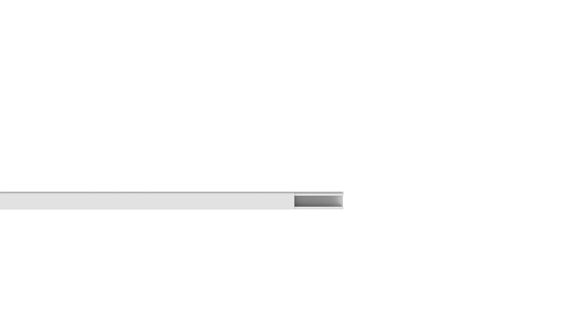 Canaleta industrial 20x20 fechada