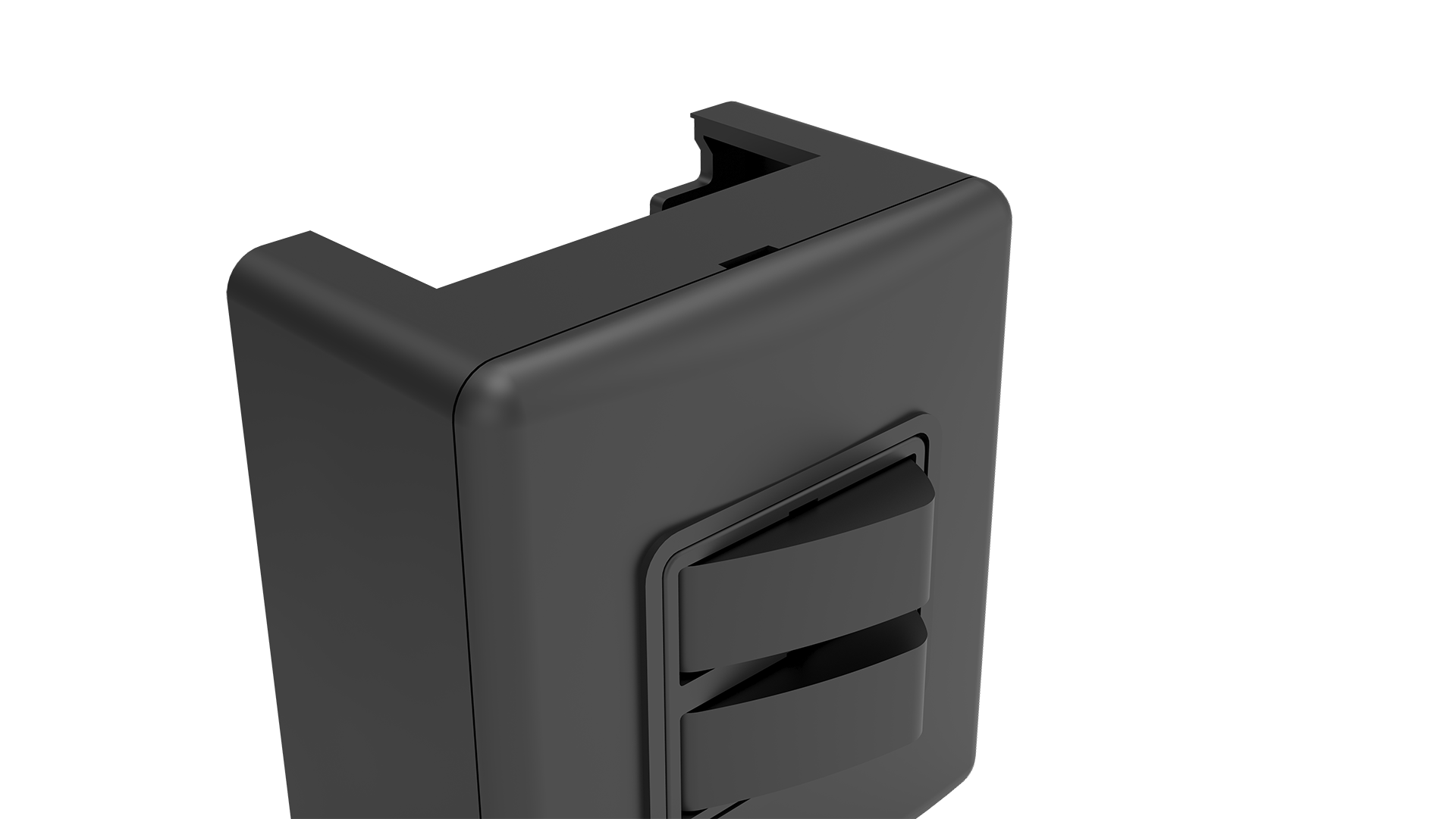 Conjunto interruptor 2 teclas simples