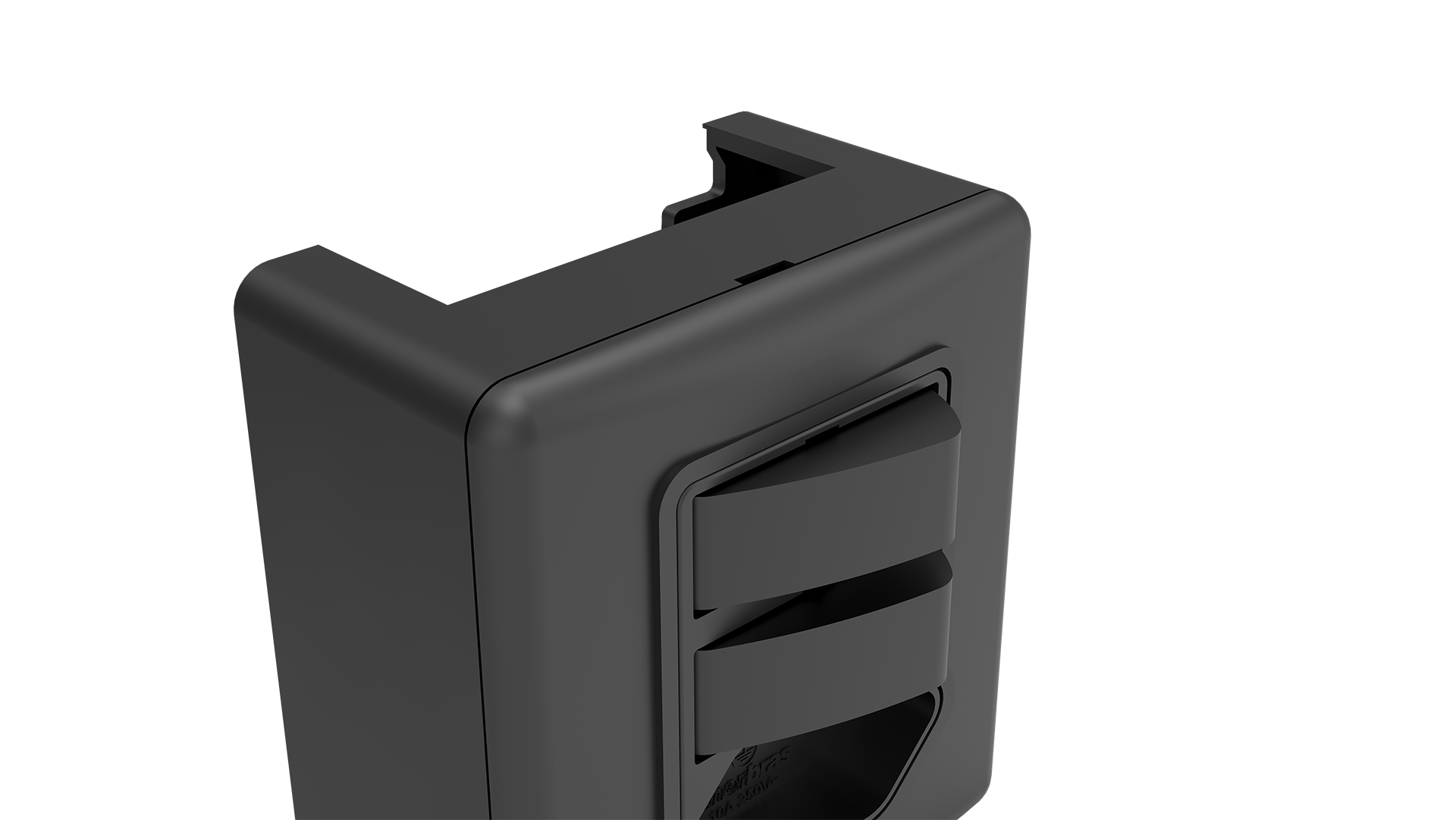 Conjunto interruptor 2 teclas paralelo + tomada 10a