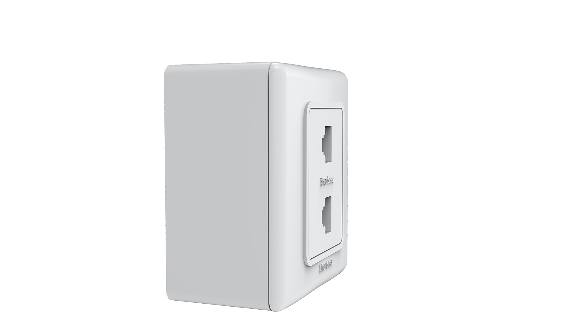 Conjunto tomada rj-45 dupla cat. 5e