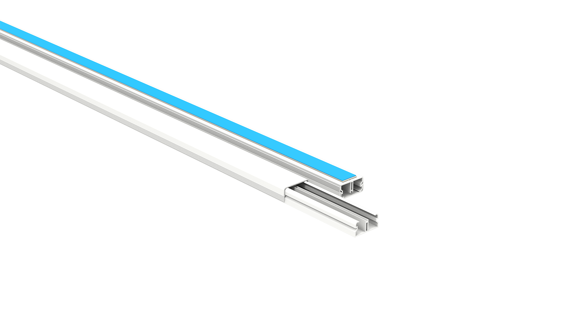 Canaleta 20x10 com fita dupla face
