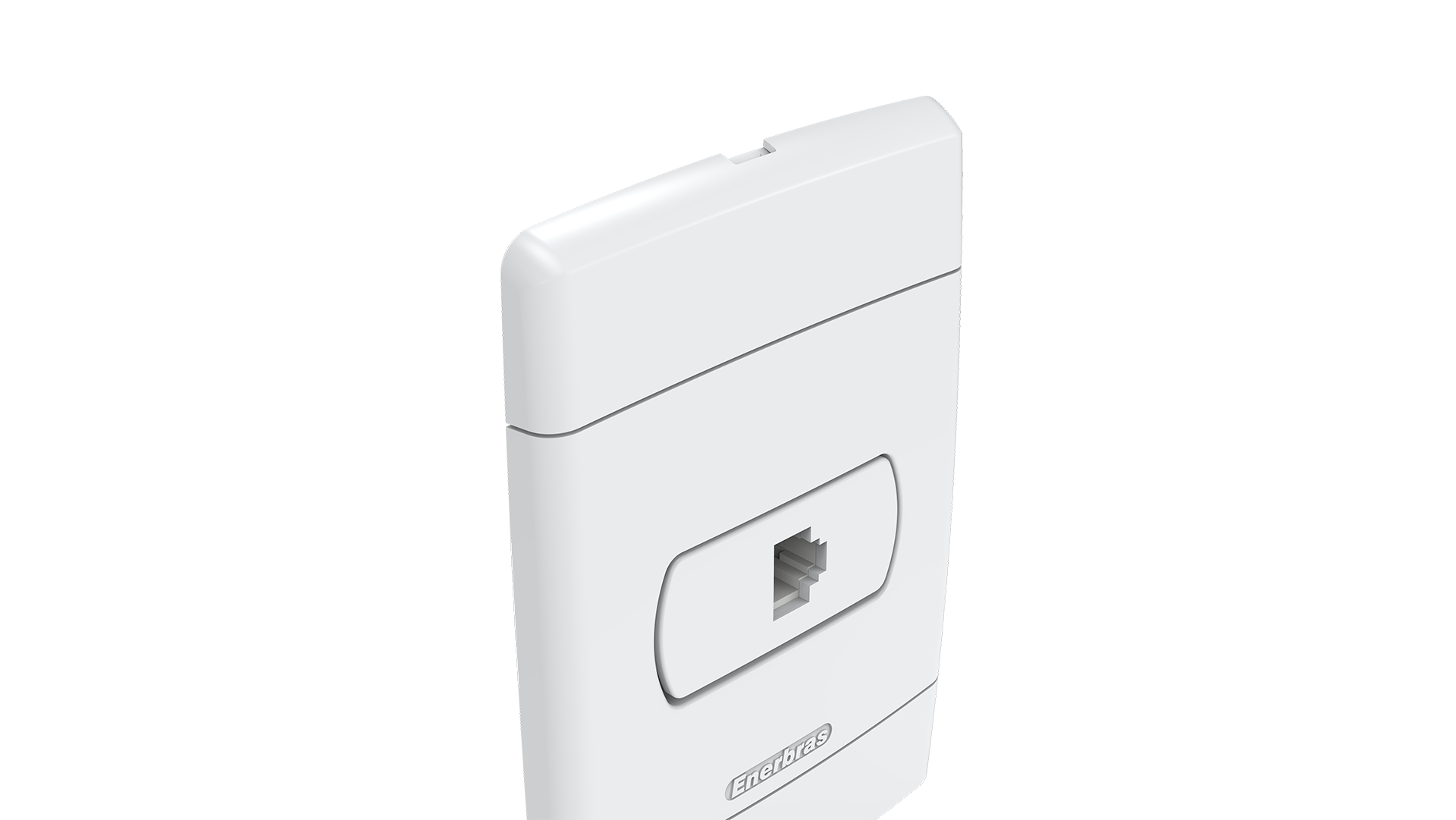 Conjunto tomada rj-11 telefonia