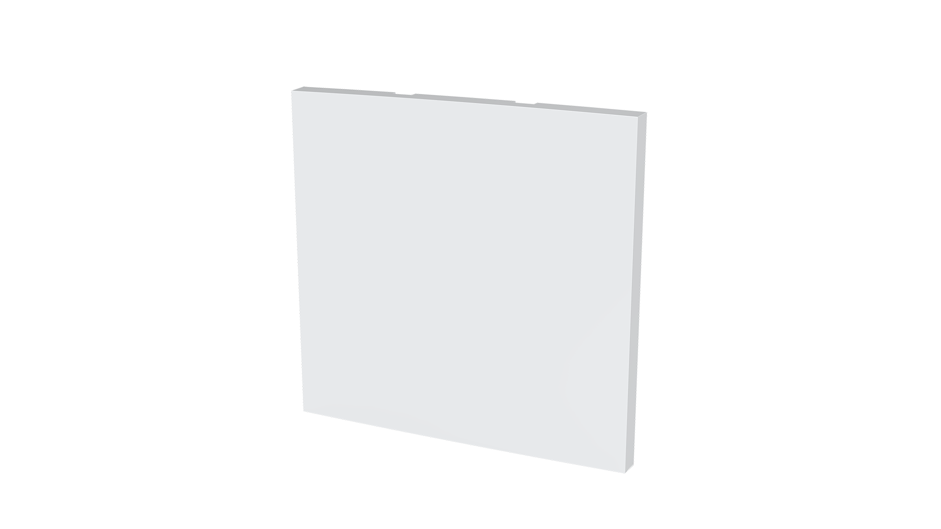 Conjunto placa cega + suporte 4x4"