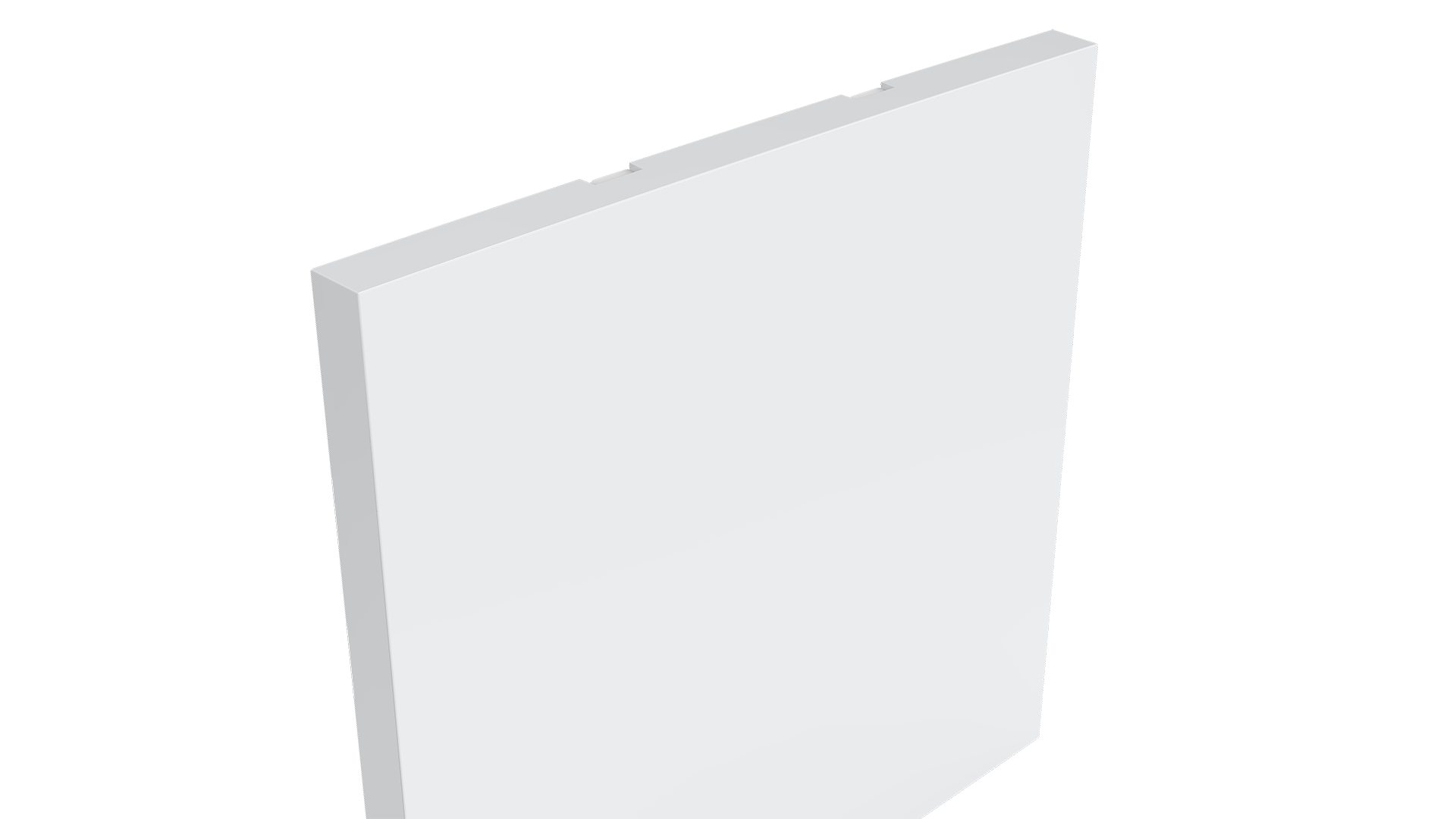 Conjunto placa cega + suporte 4x4"