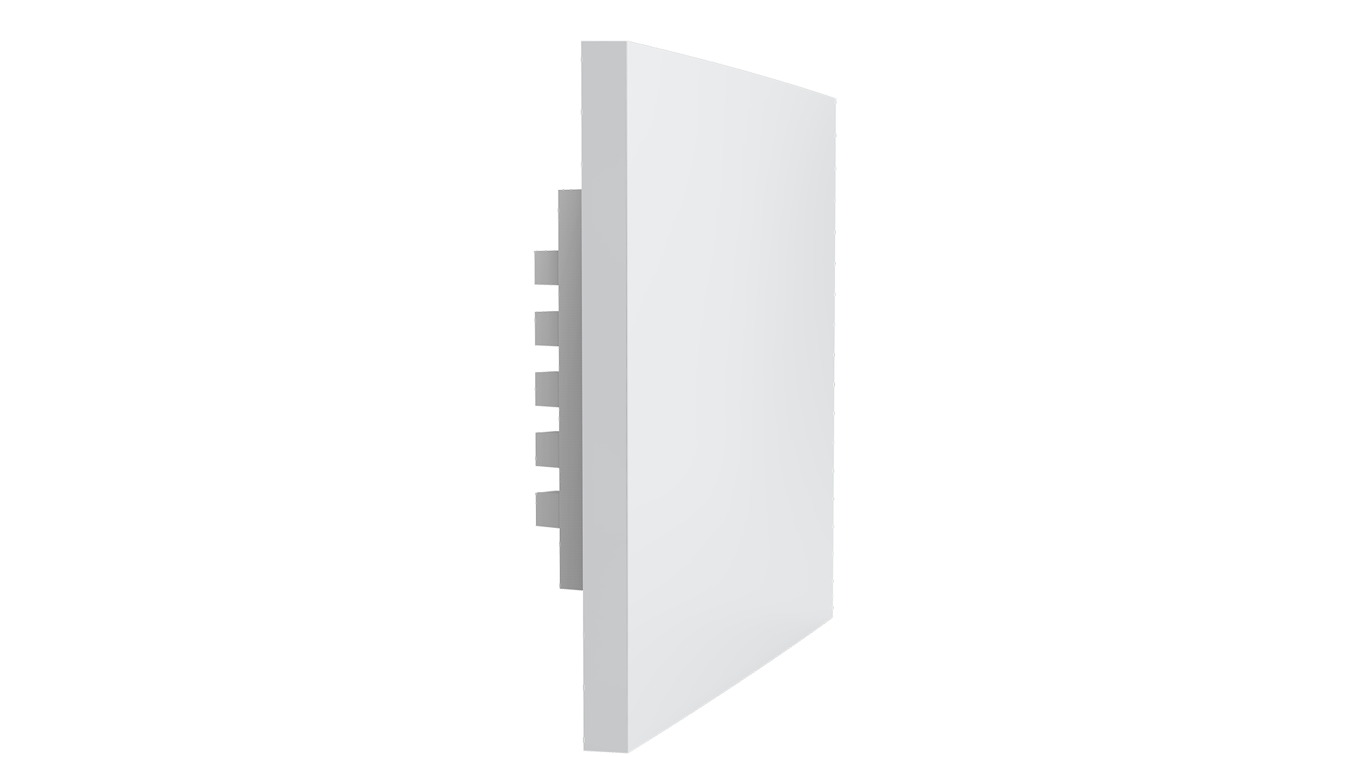 Conjunto placa cega + suporte 4x4"