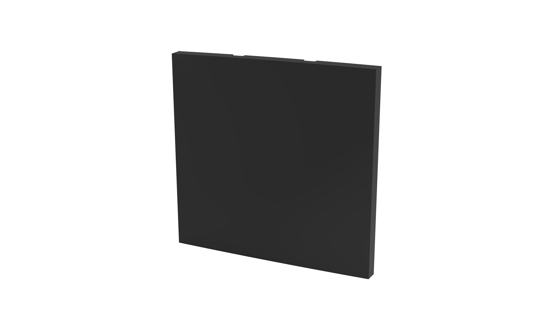 Conjunto placa cega + suporte 4x4"