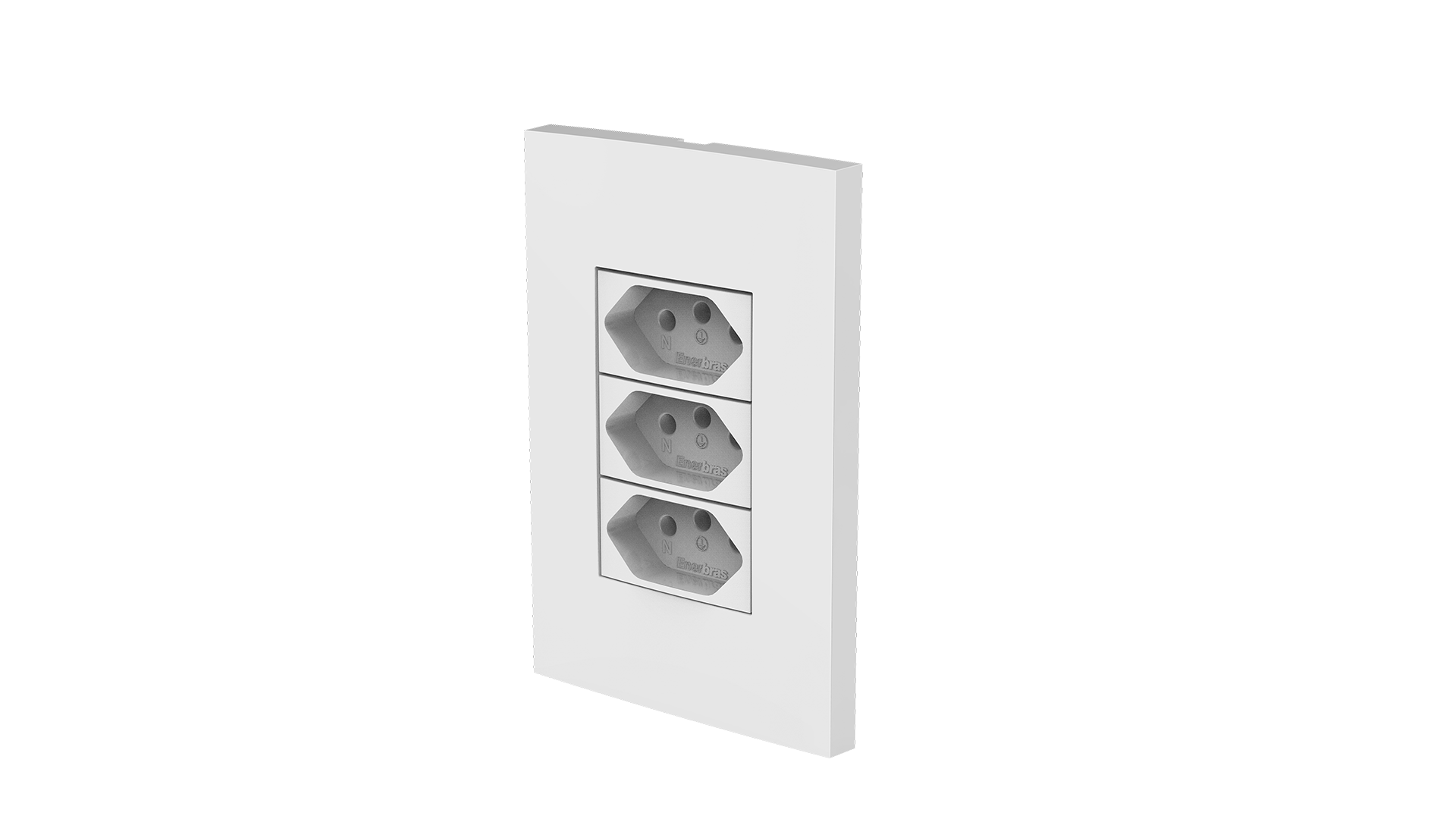 Conjunto tomada tripla 20a