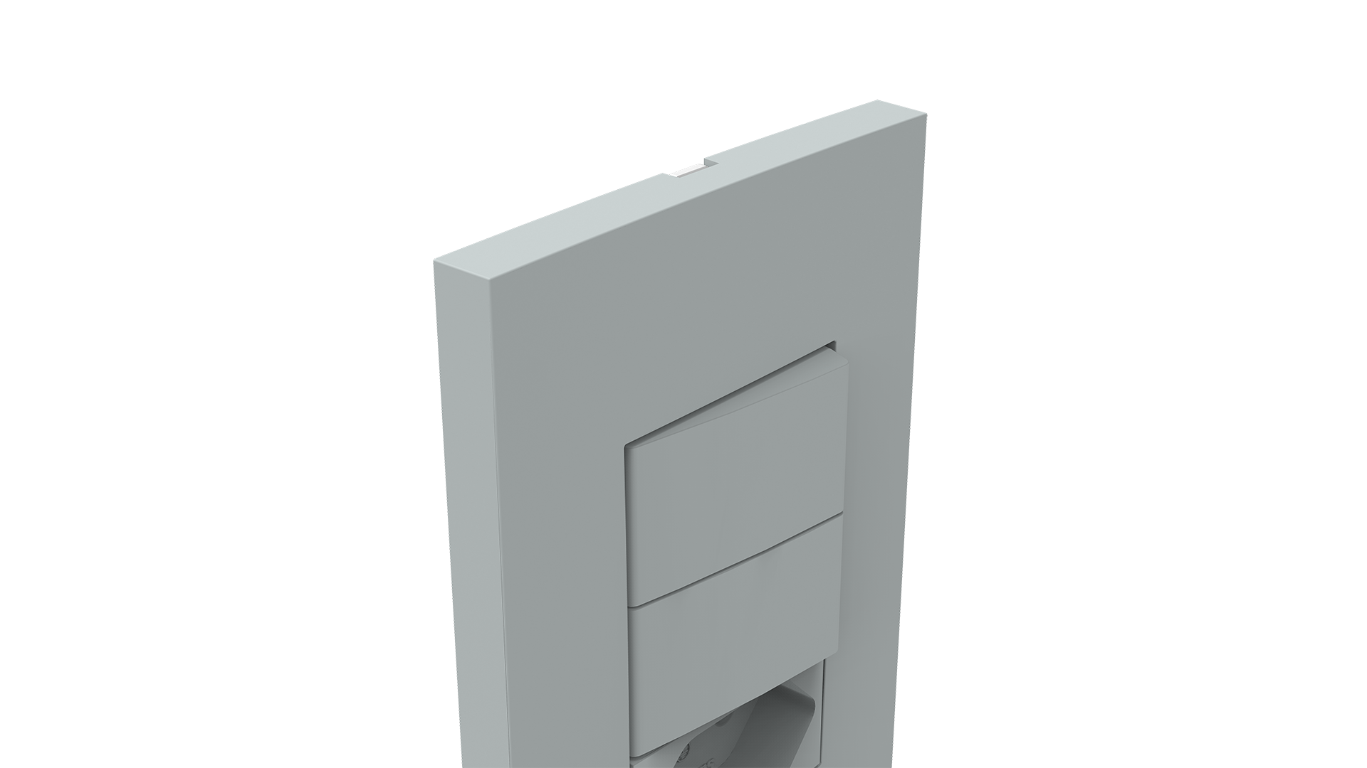 Conjunto interruptor 2 teclas simples 10a + tomada 20a 250v~