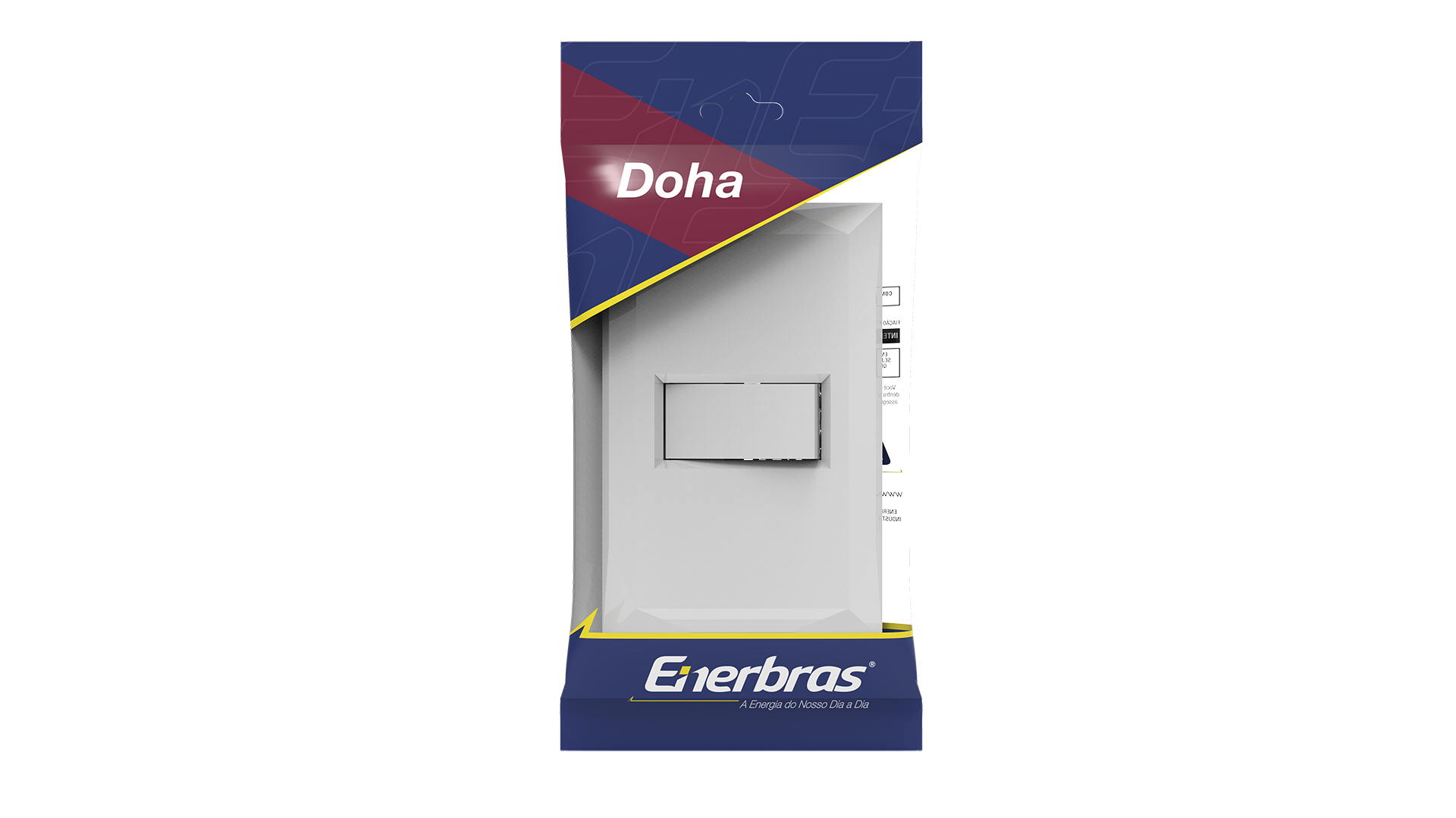 Conjunto interruptor 1 tecla simples