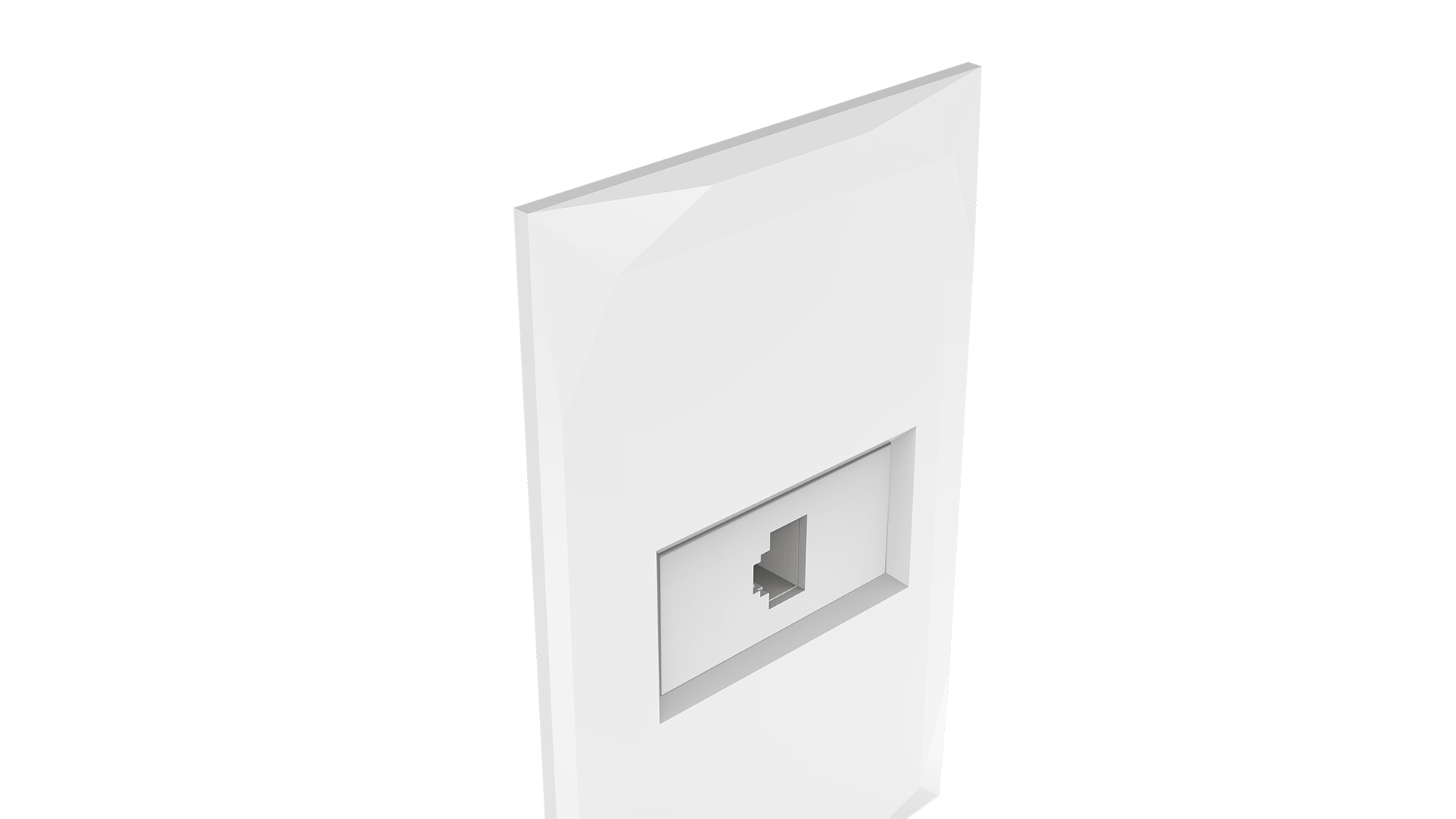 Conjunto tomada rj-11 telefonia