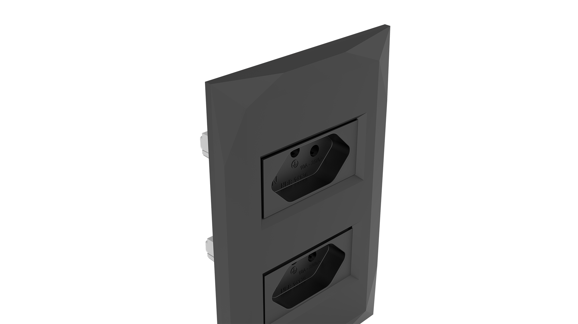 Conjunto tomada dupla 20a