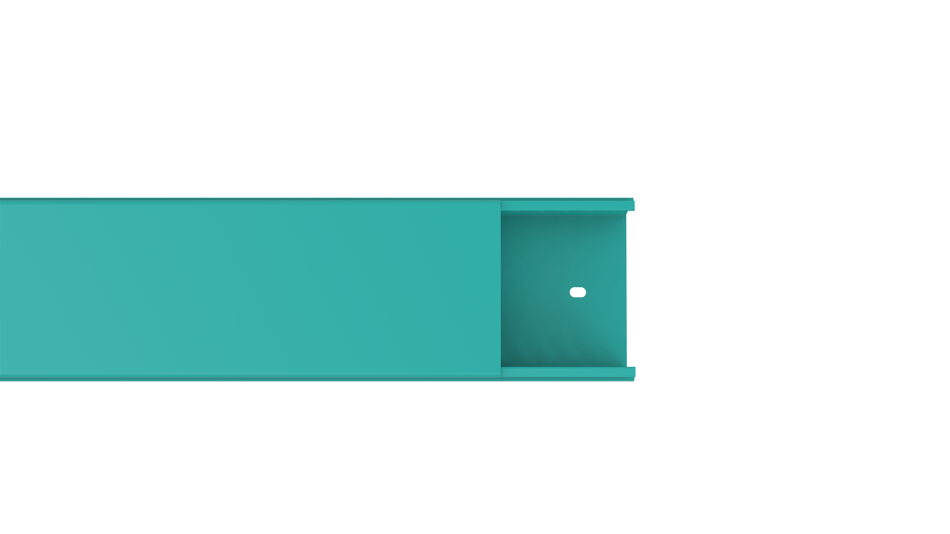 Canaleta industrial 80x50 semiaberta