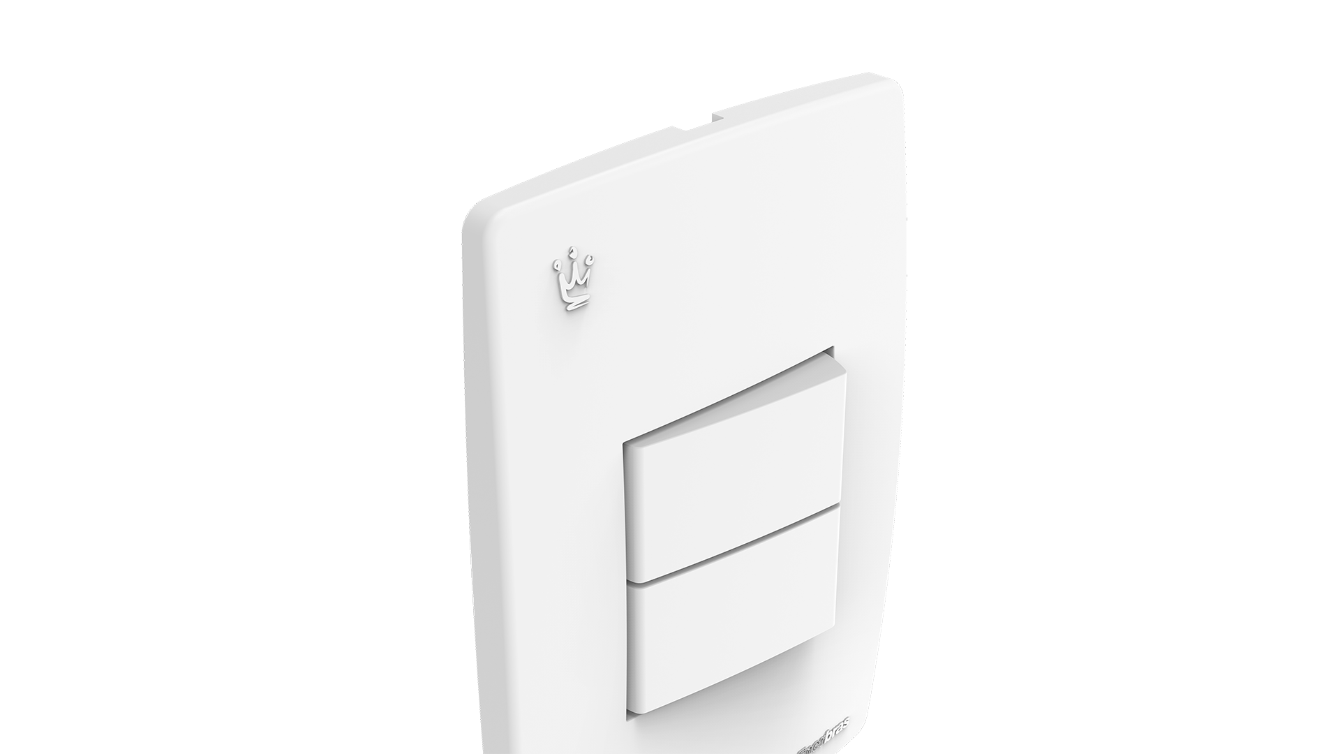 Conjunto interruptor 2 teclas paralelo