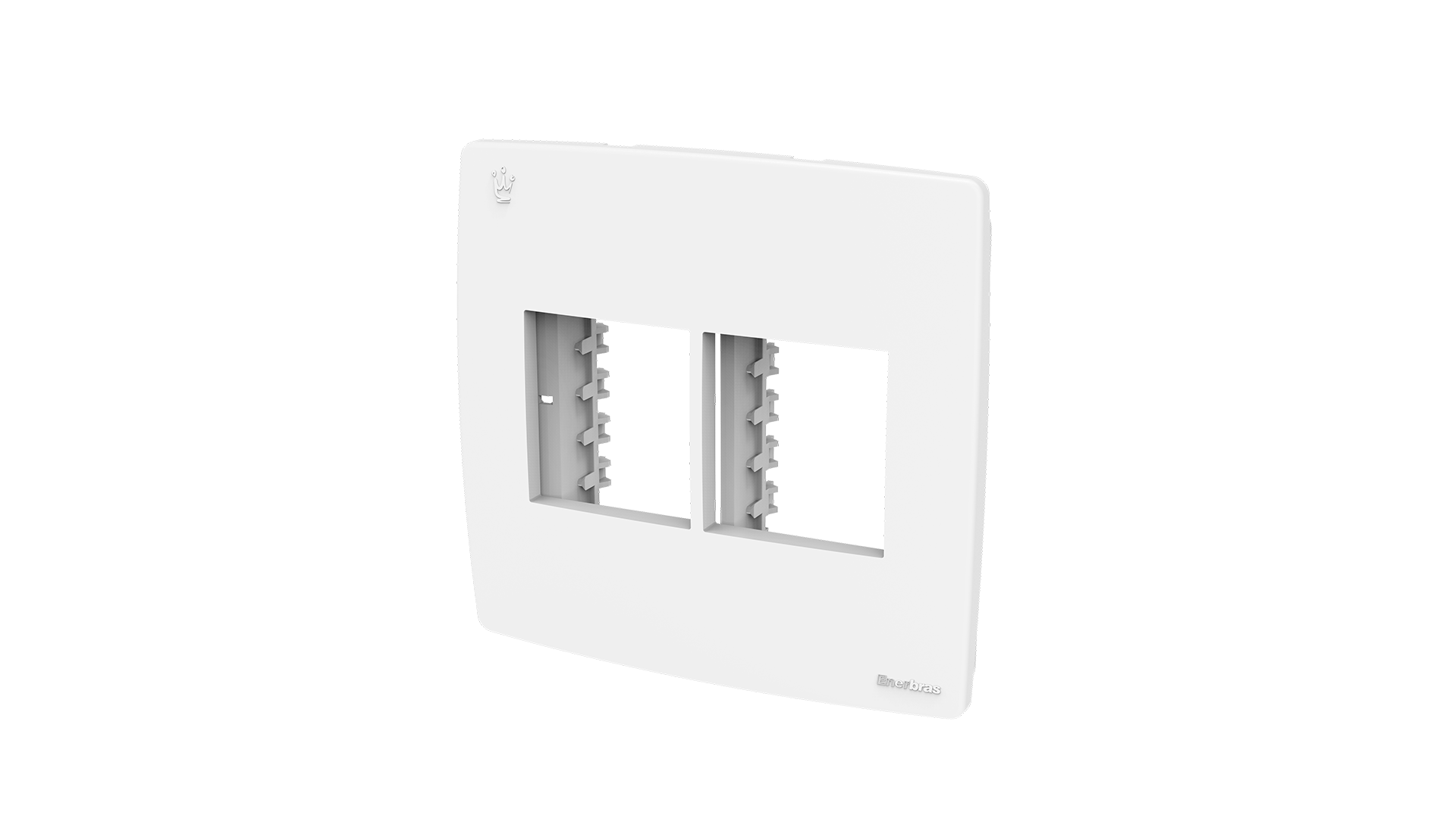 Conjunto placa + suporte com 2+2 módulos 4x4"