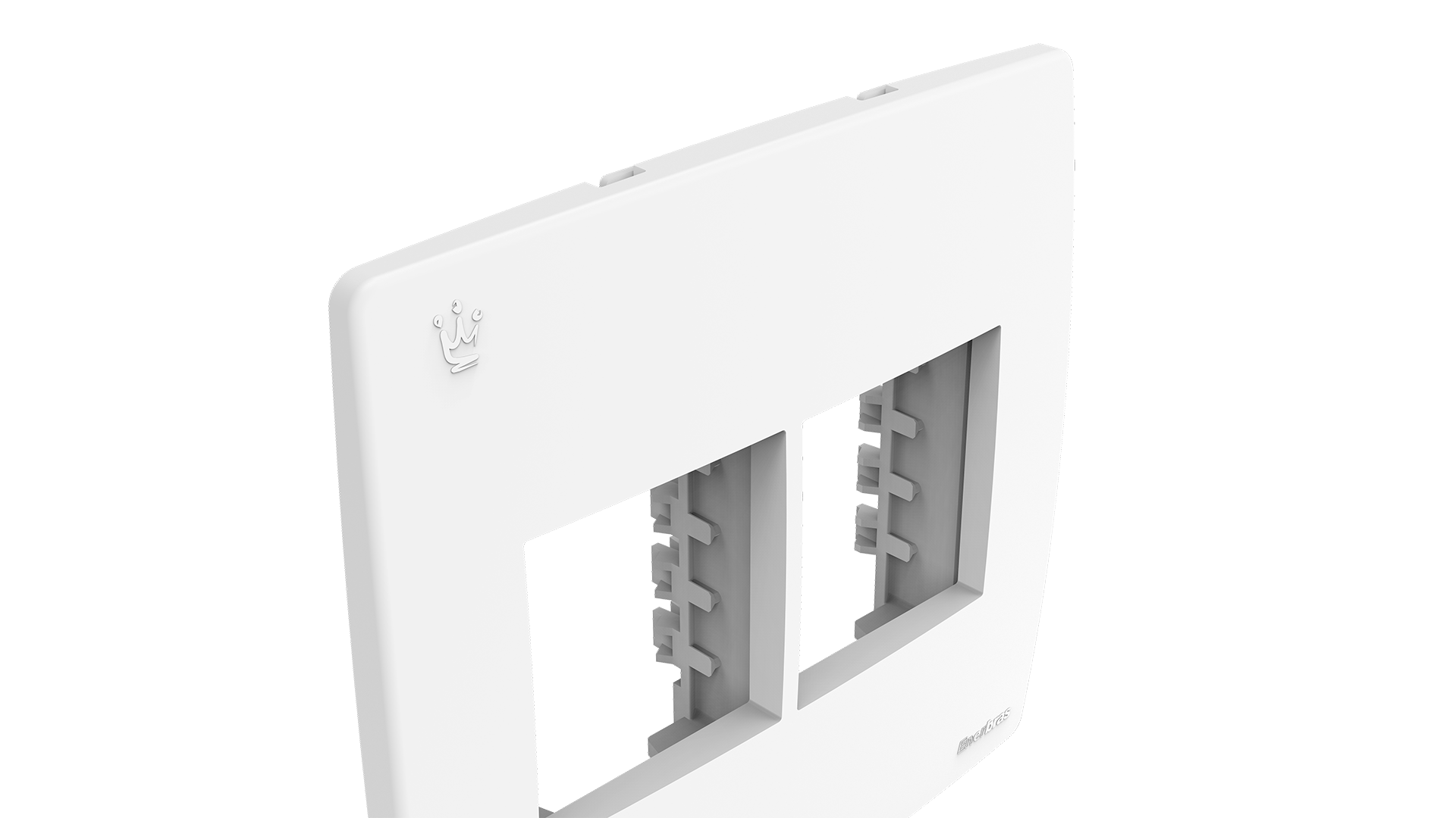 Conjunto placa + suporte com 2+2 módulos 4x4"