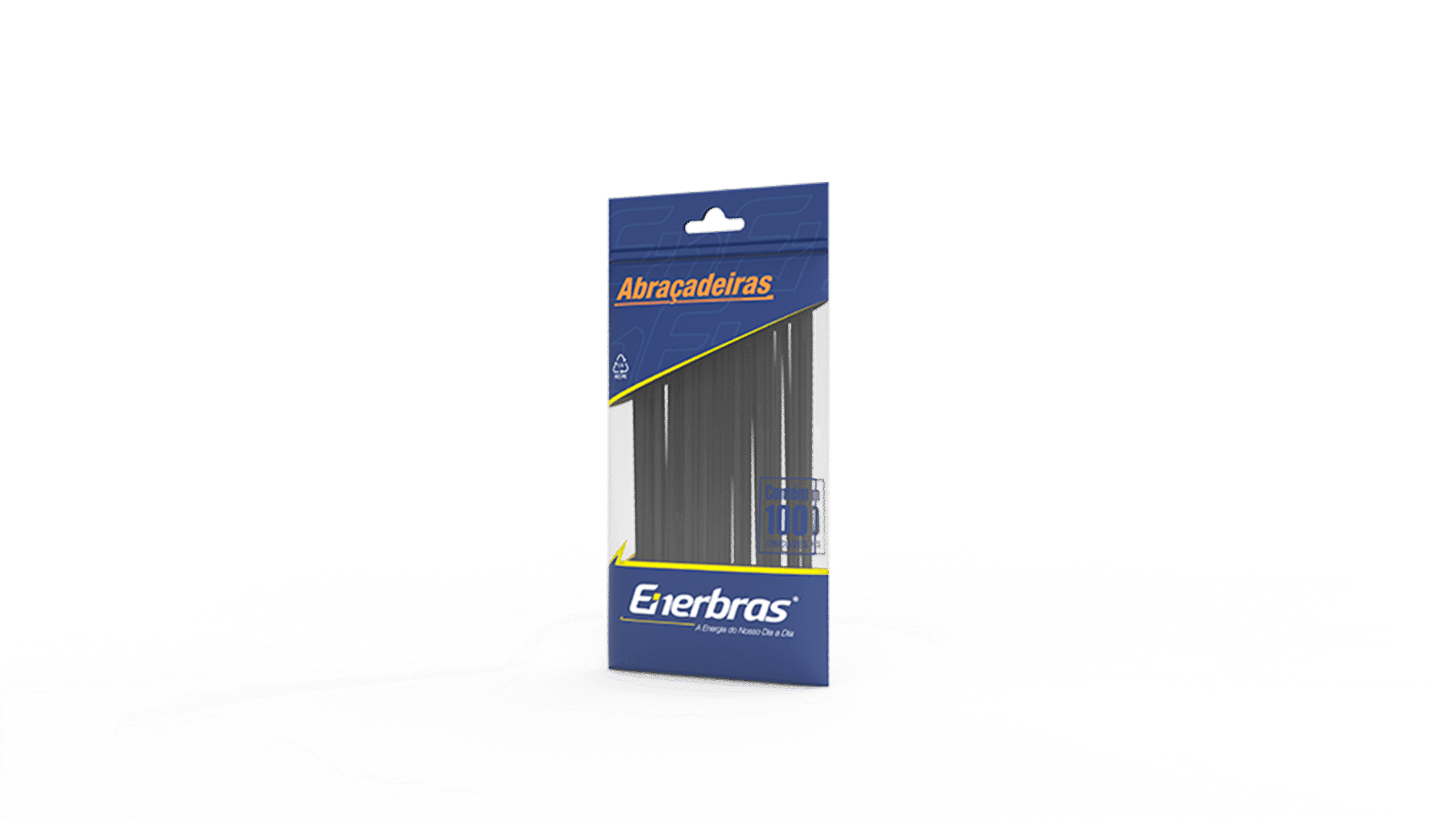 Abraçadeira 3,5 x 150 mm - preto (pacote com 100 un.)