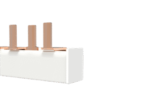 Barramento tipo pente tripolar 54p din63a - 1m