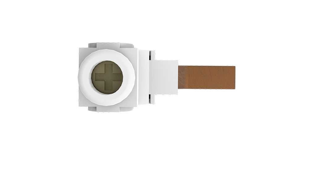 Conector curto pino saída lateral 25 mm² - embalagem individual