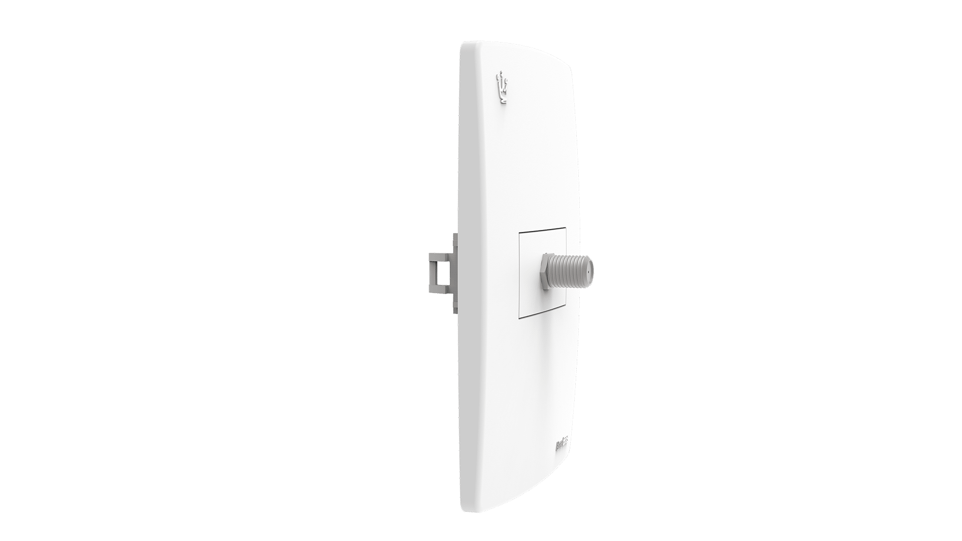 Conjunto tomada coaxial / antena de tv