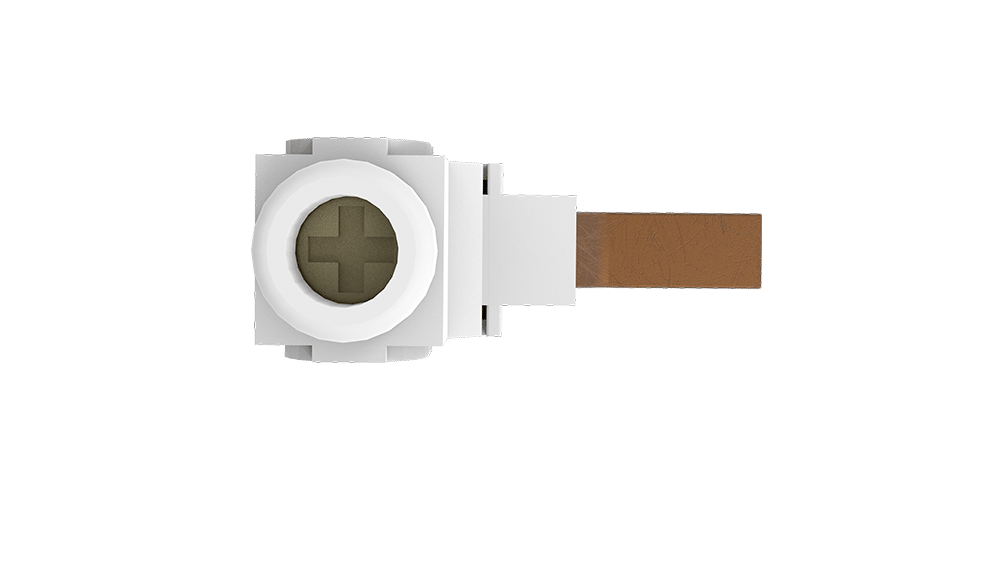 Conector curto pino saída lateral 25 mm²
