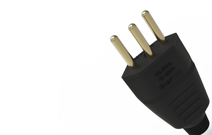 Plugue 2p+t 10a
