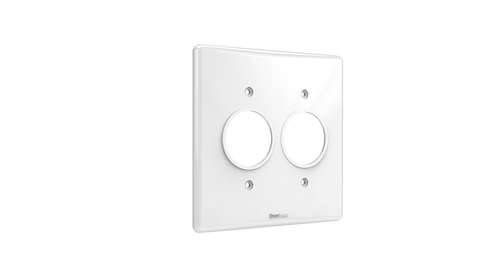 Placa 4x4" 1+1 posto redondo