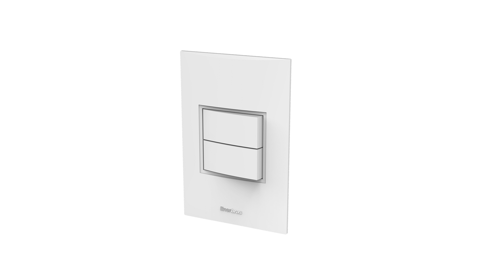 Conjunto interruptor 2 teclas simples
